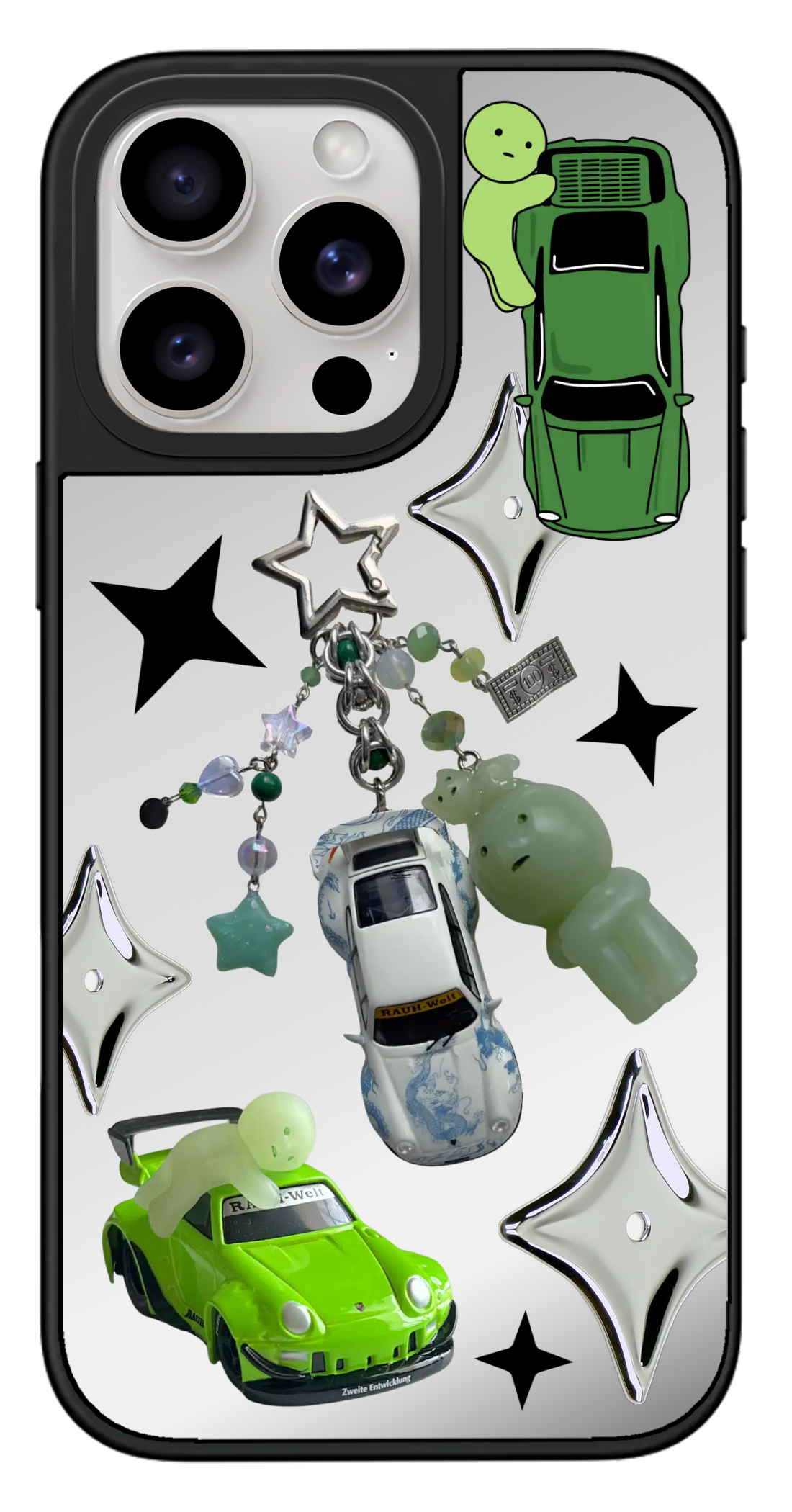 PixVoices rendered material preview - 2818 - Silver Mirror Case