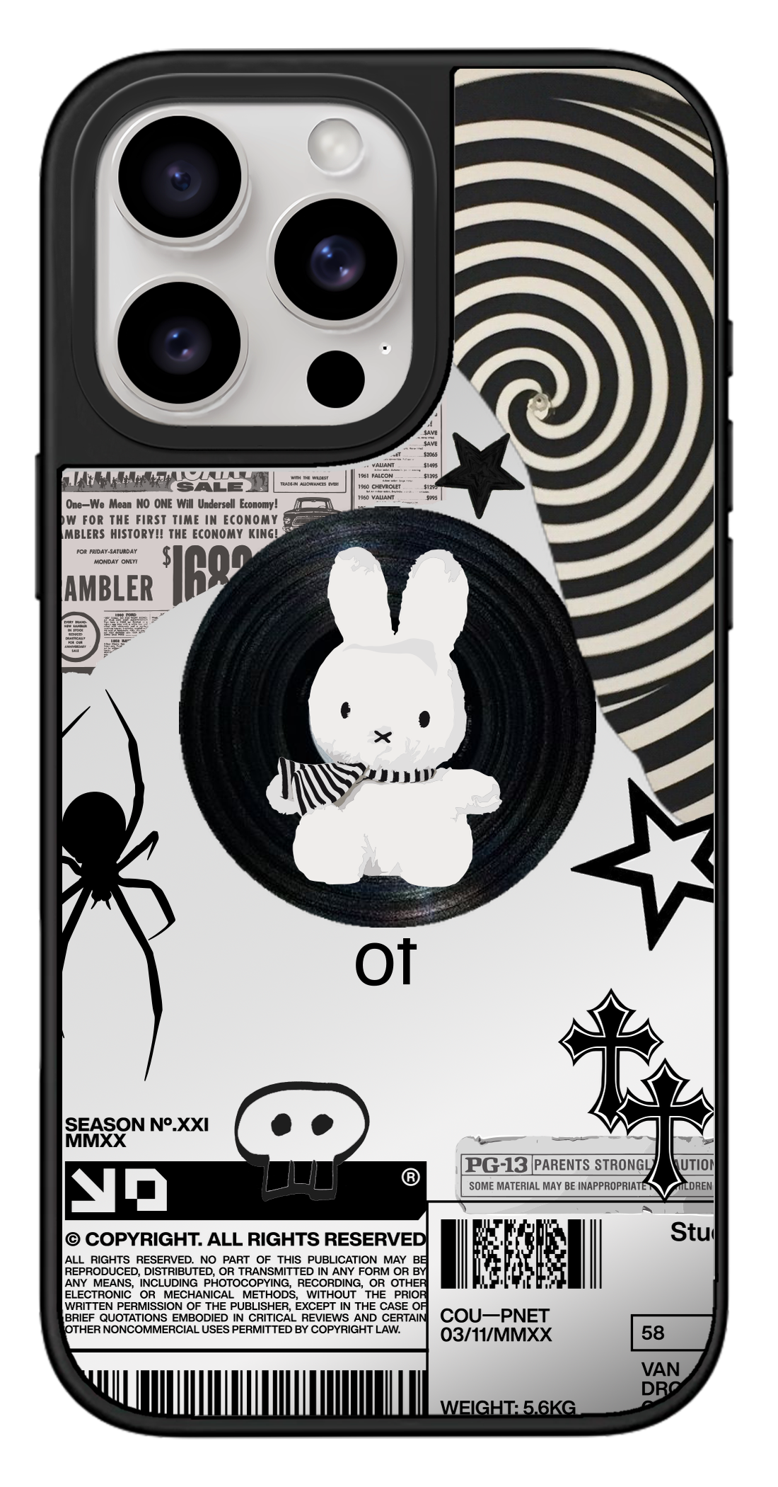 PixVoices rendered material preview - 2430 - Silver Mirror Case