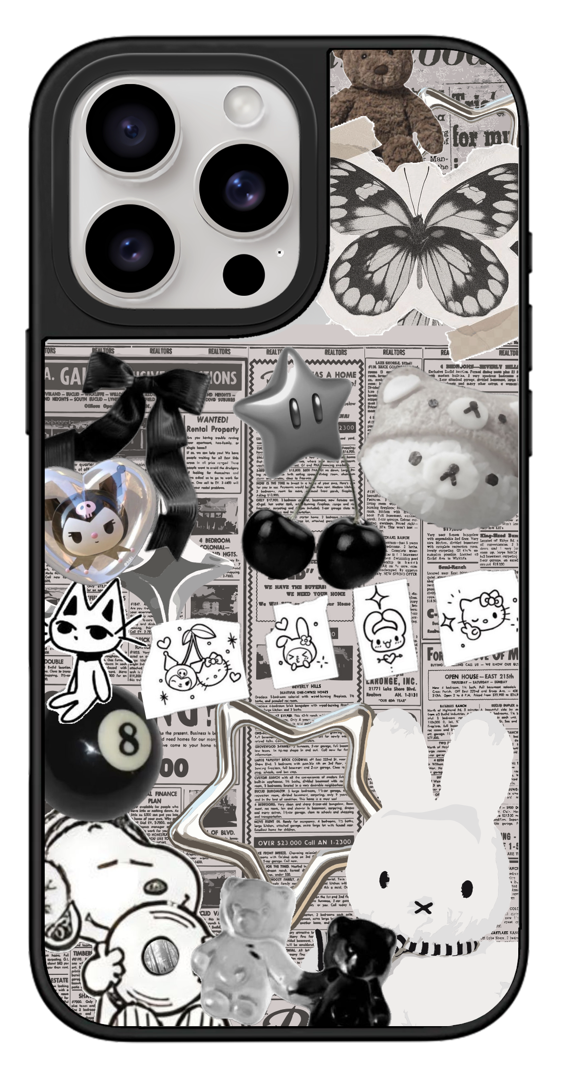PixVoices rendered material preview - 1986 - Silver Mirror Case