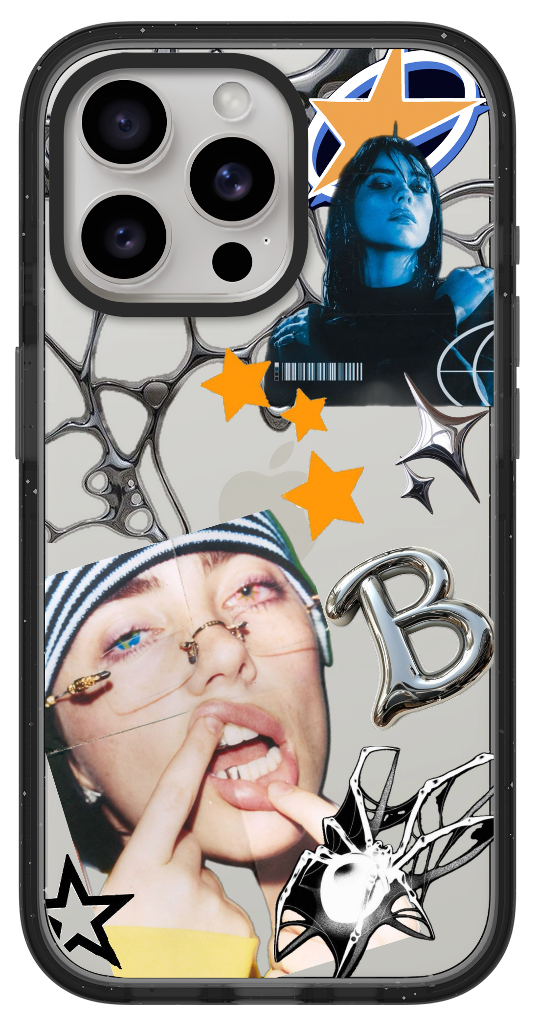 PixVoices rendered material preview - 950 - Clear Black Impact Case