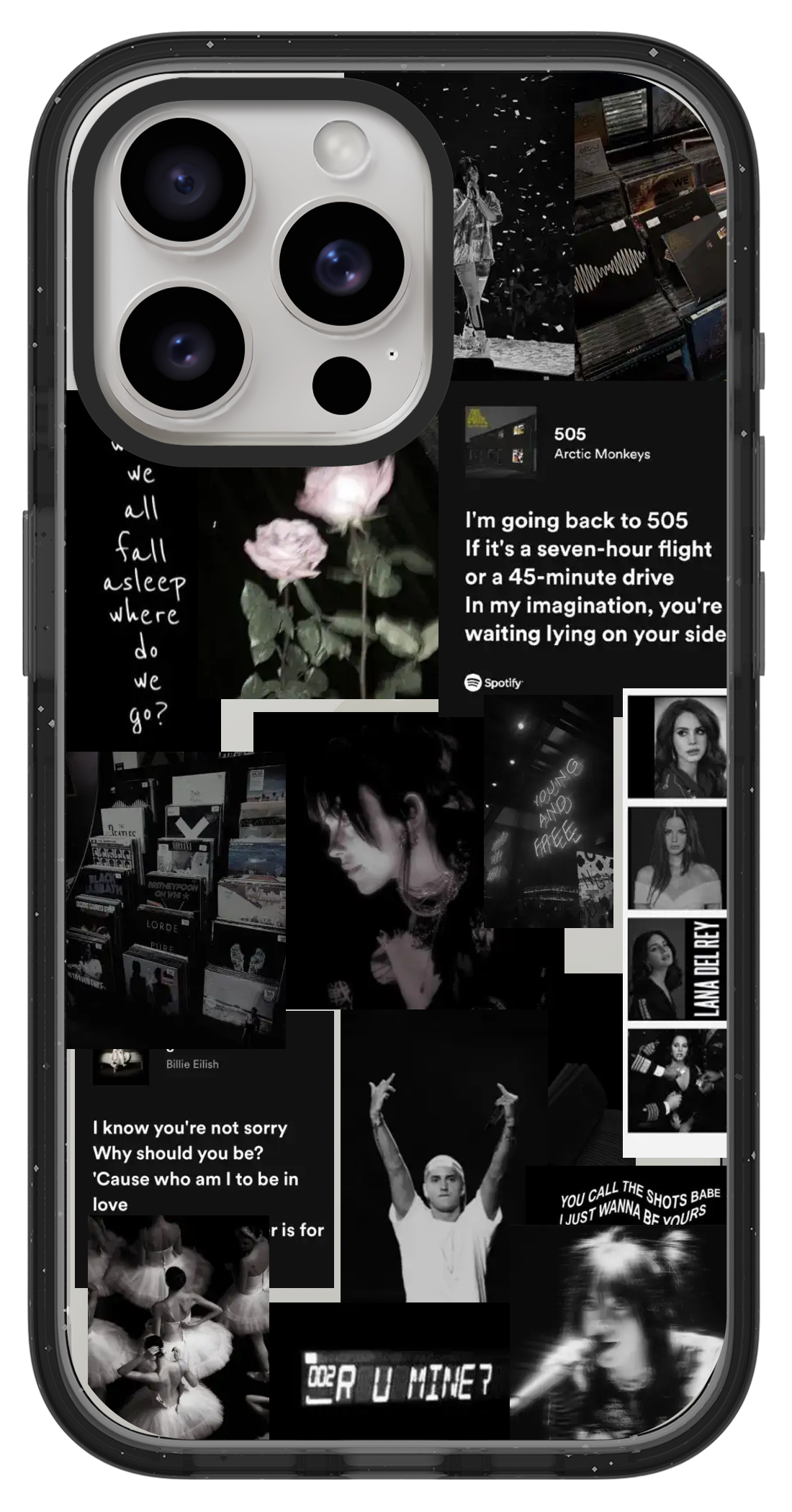 PixVoices rendered material preview - 999 - Clear Black Impact Case