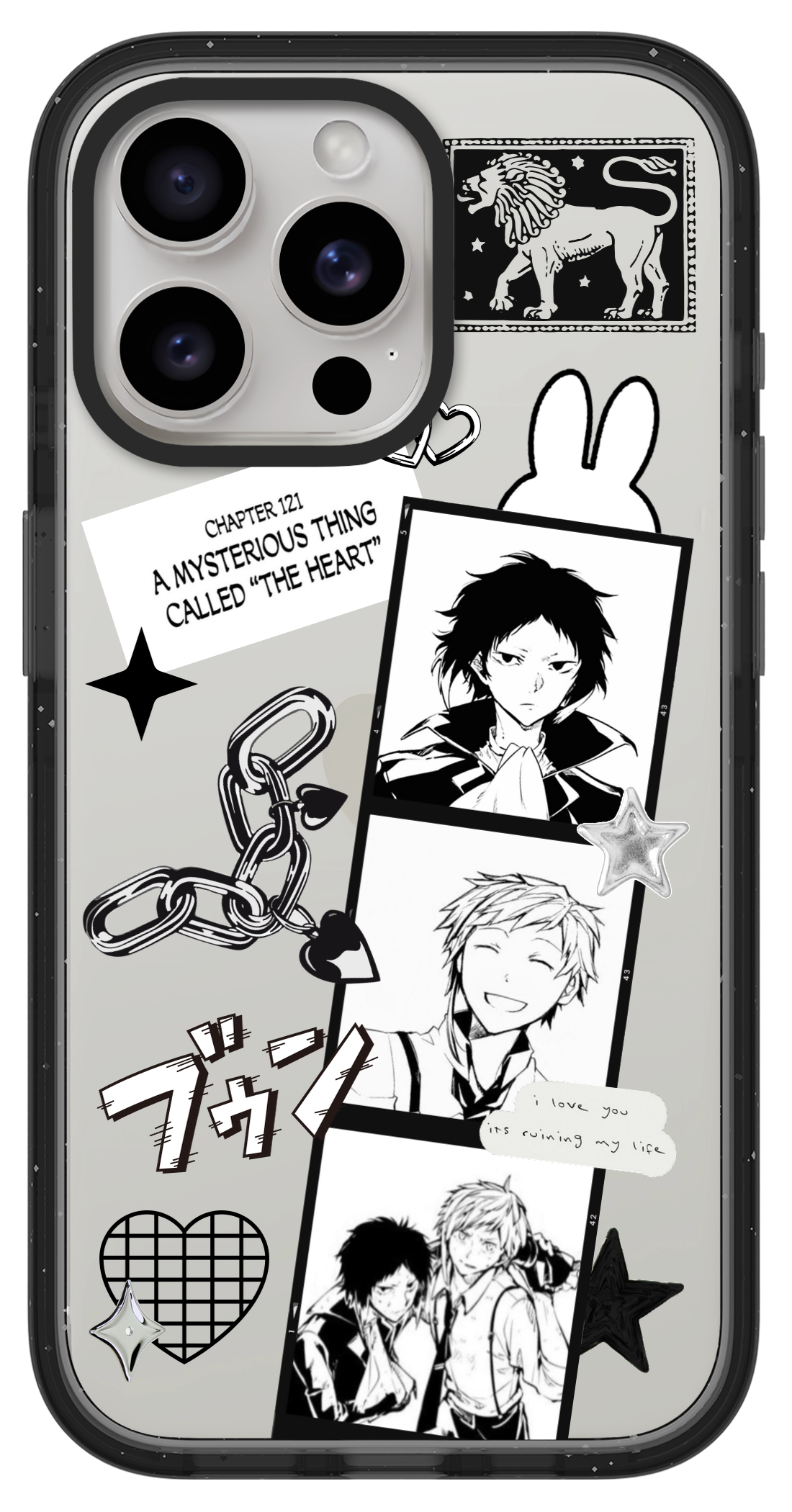 PixVoices rendered material preview - 1013 - Clear Black Impact Case