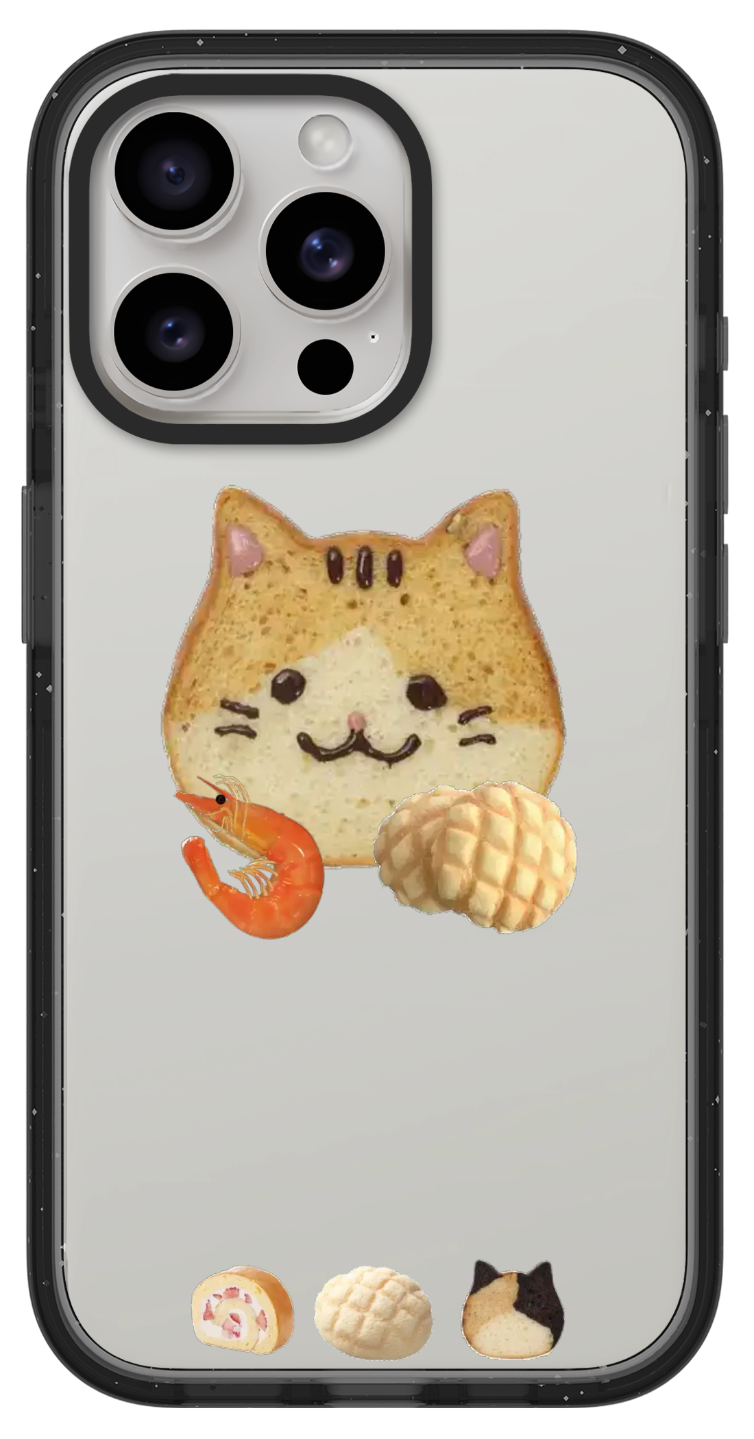 PixVoices rendered material preview - 1117 - Clear Black Impact Case