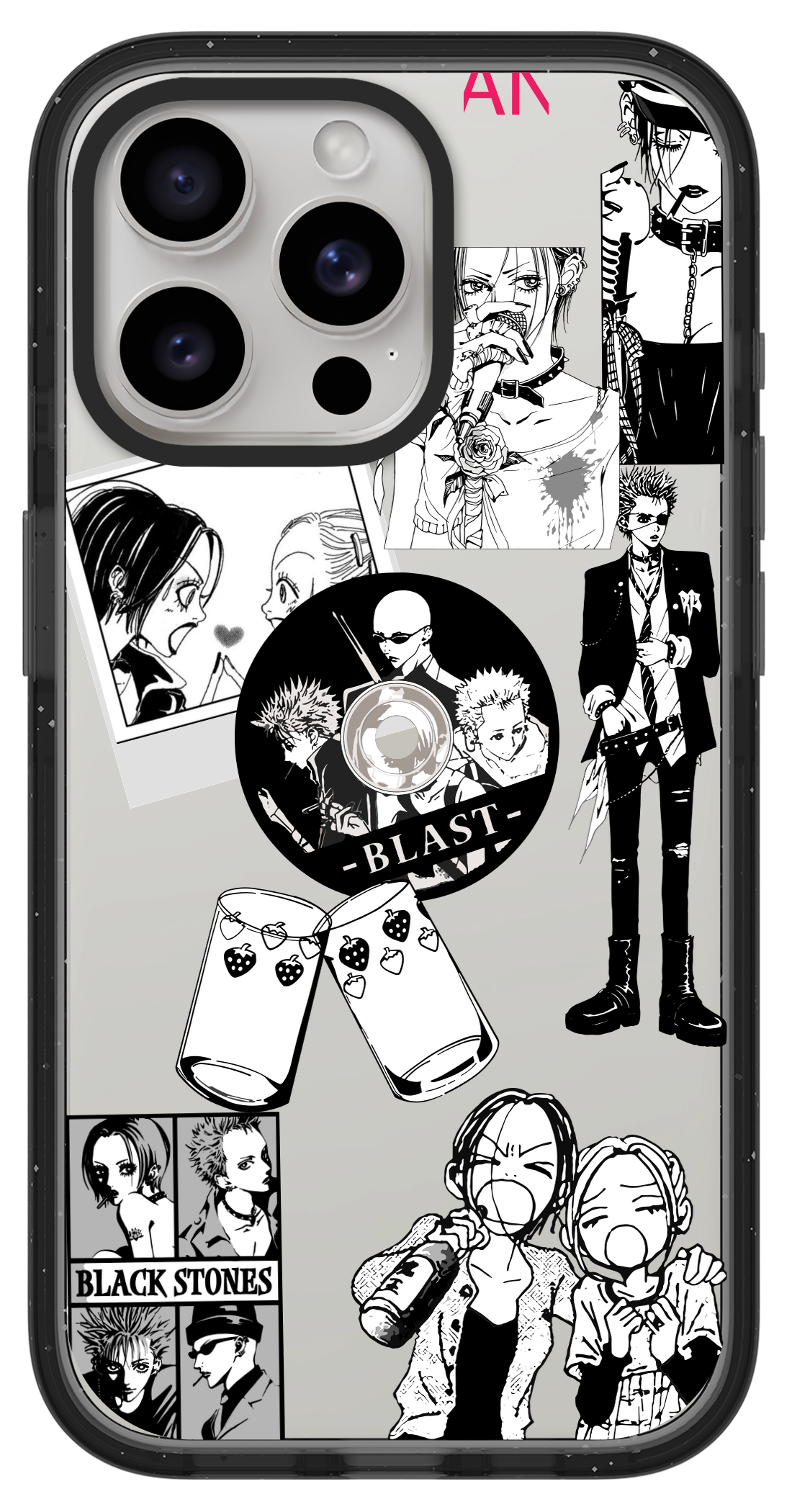 PixVoices rendered material preview - 725 - Clear Black Impact Case