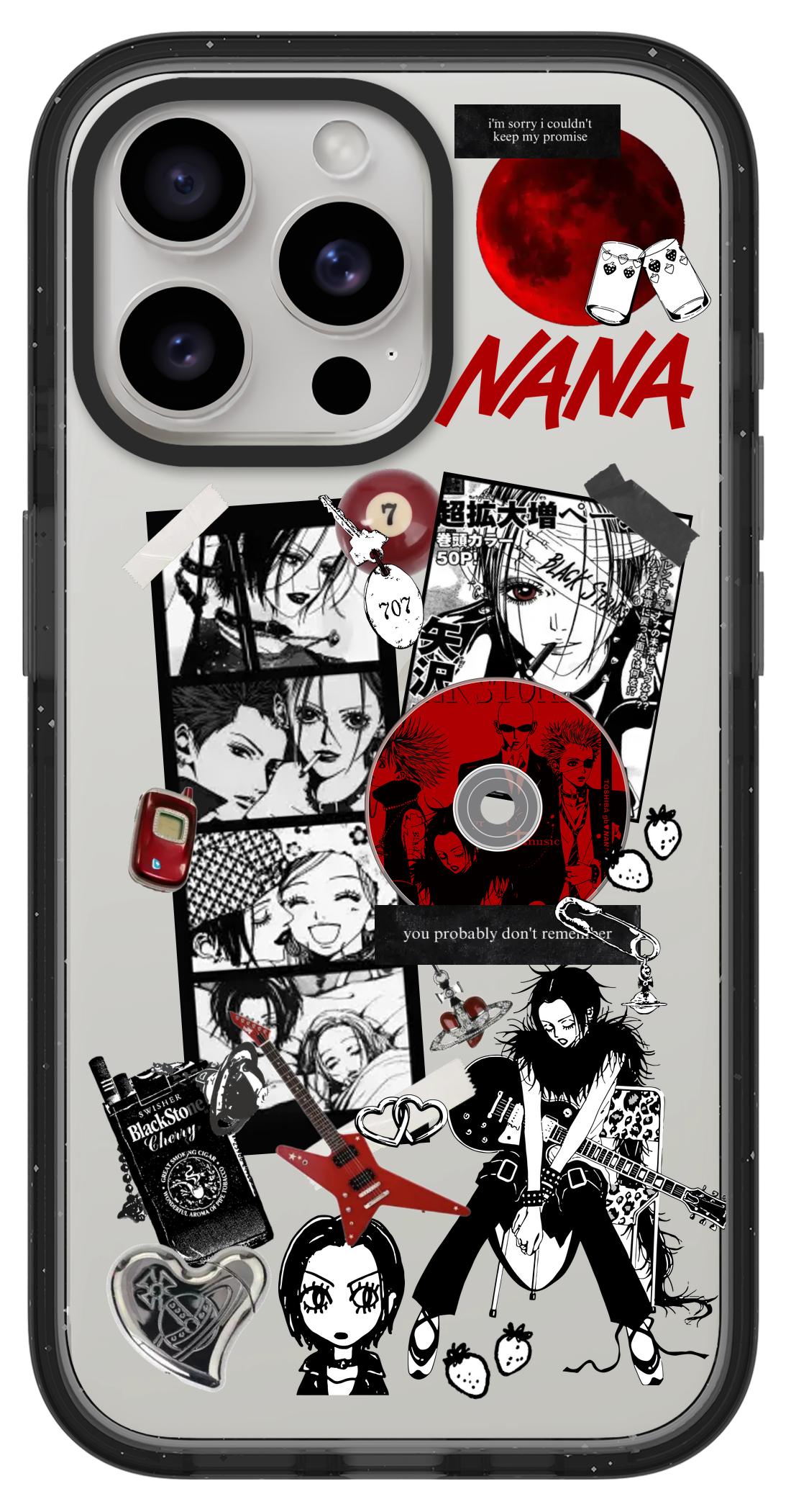 PixVoices rendered material preview - 1224 - Clear Black Impact Case
