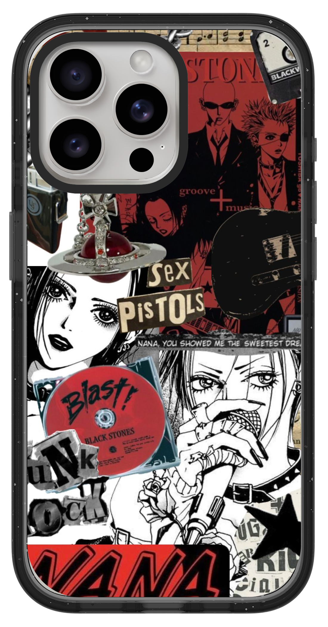 PixVoices rendered material preview - 44 - Clear Black Impact Case