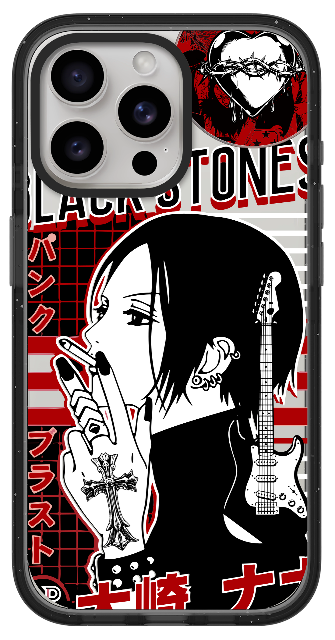 PixVoices rendered material preview - 38 - Clear Black Impact Case