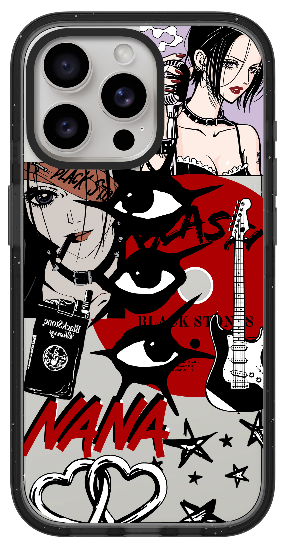 PixVoices rendered material preview - 34 - Clear Black Impact Case