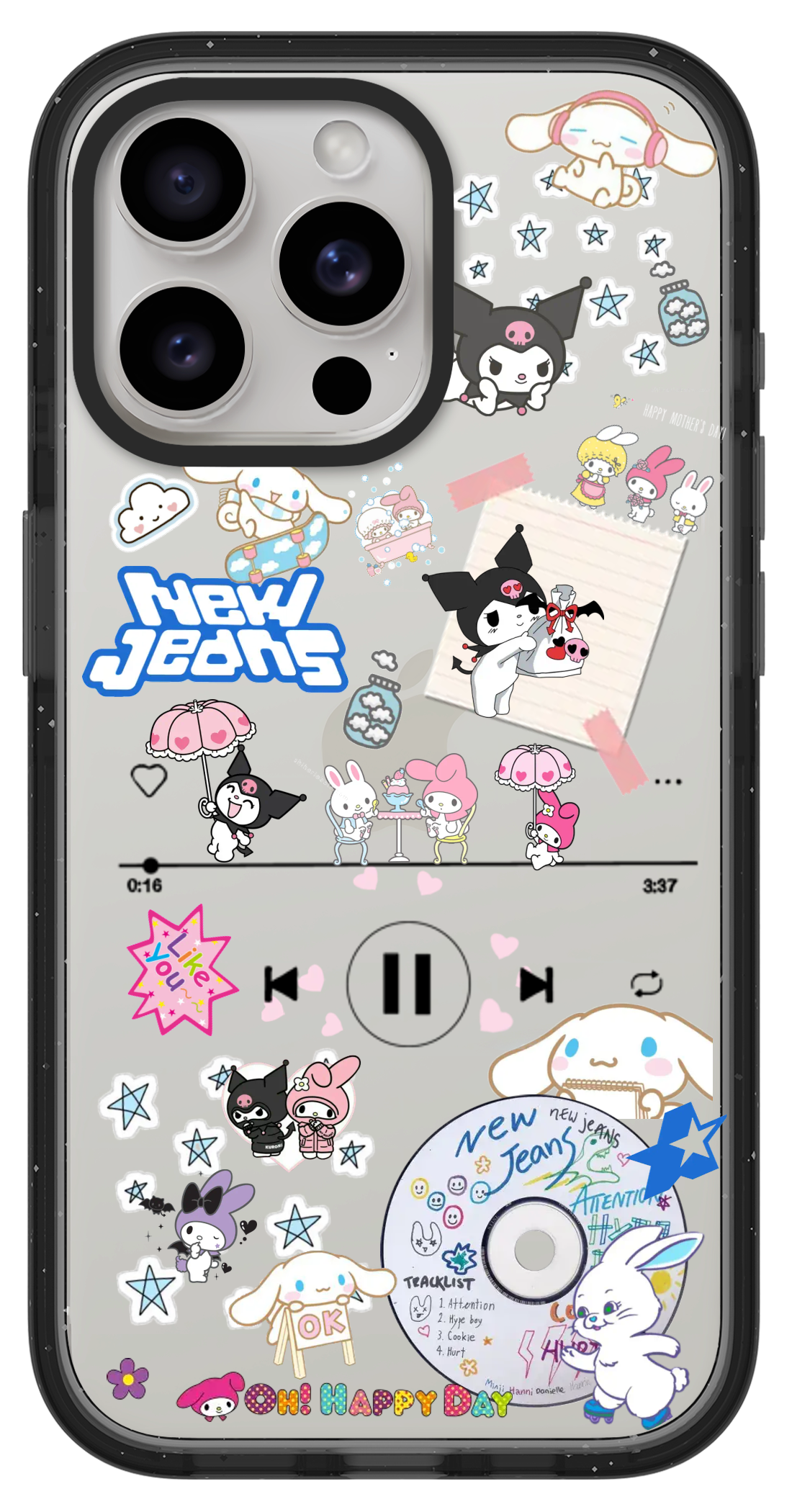 PixVoices rendered material preview - 1455 - Clear Black Impact Case