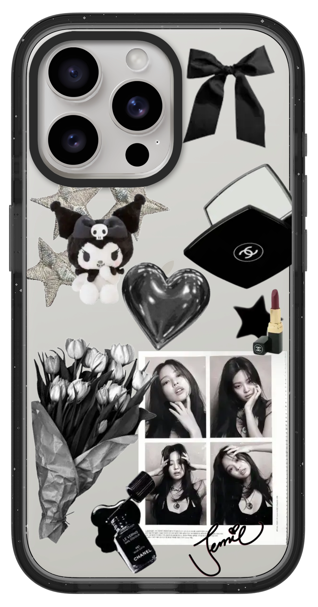PixVoices rendered material preview - 1457 - Clear Black Impact Case