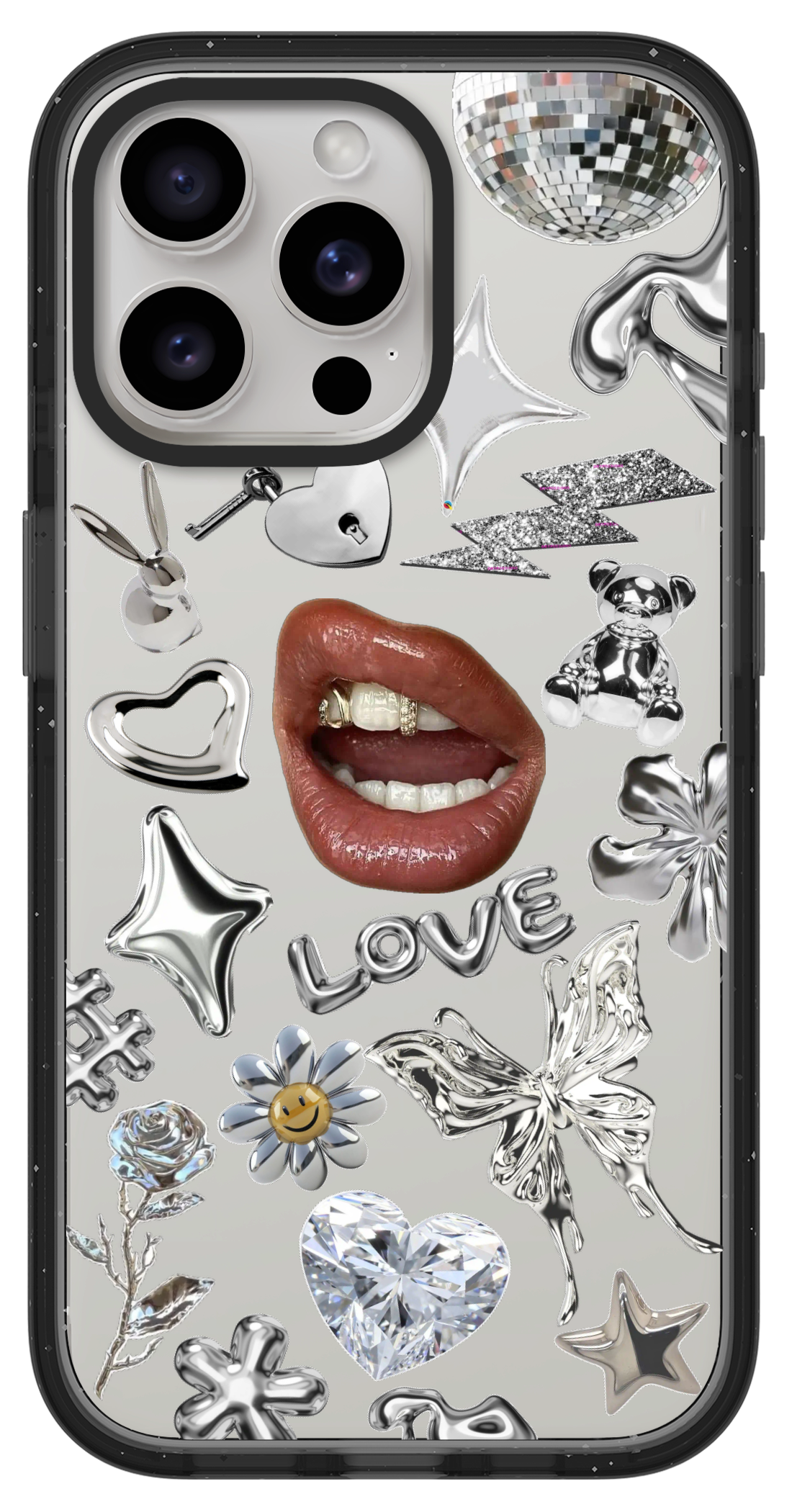 PixVoices rendered material preview - 1482 - Clear Black Impact Case