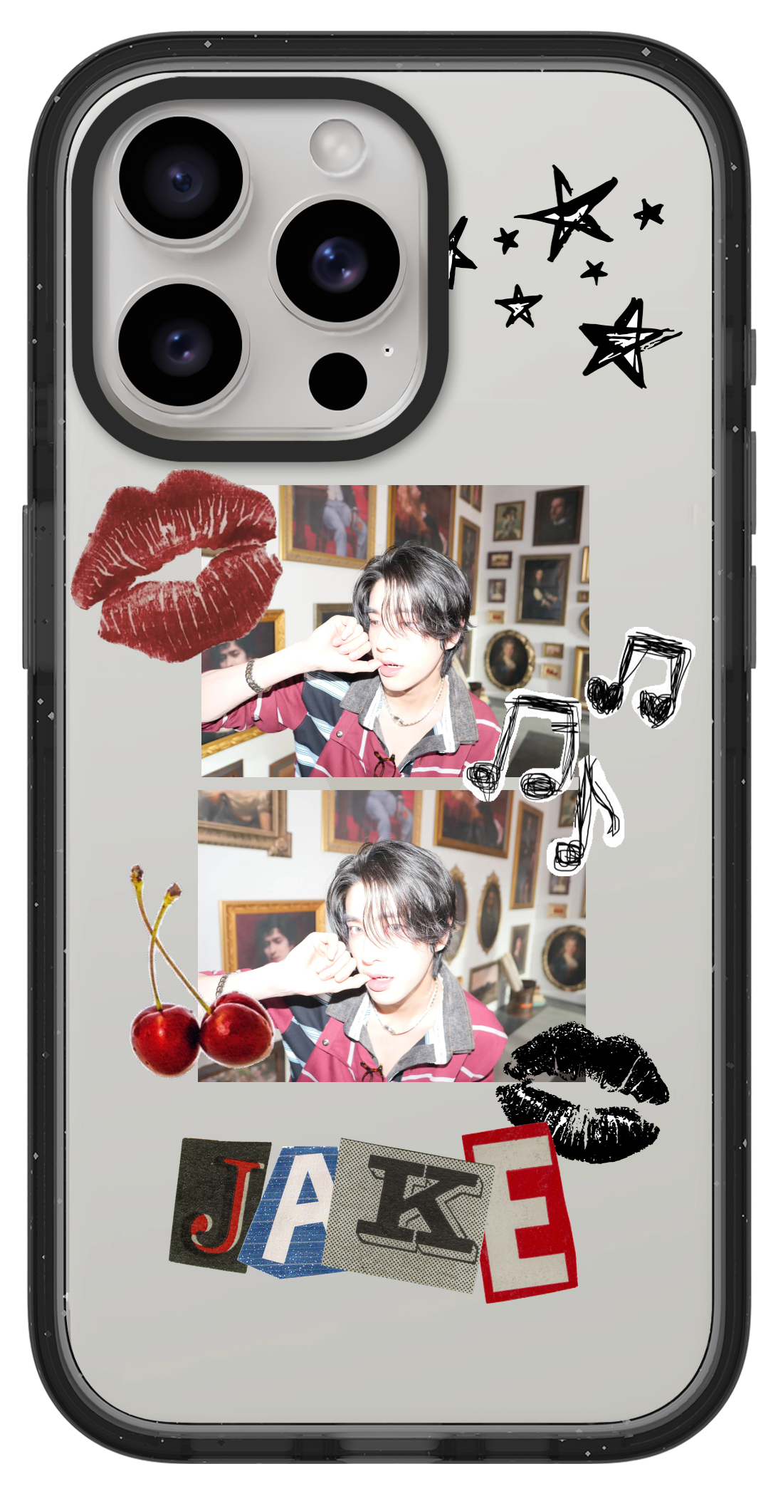 PixVoices rendered material preview - 1740 - Clear Black Impact Case