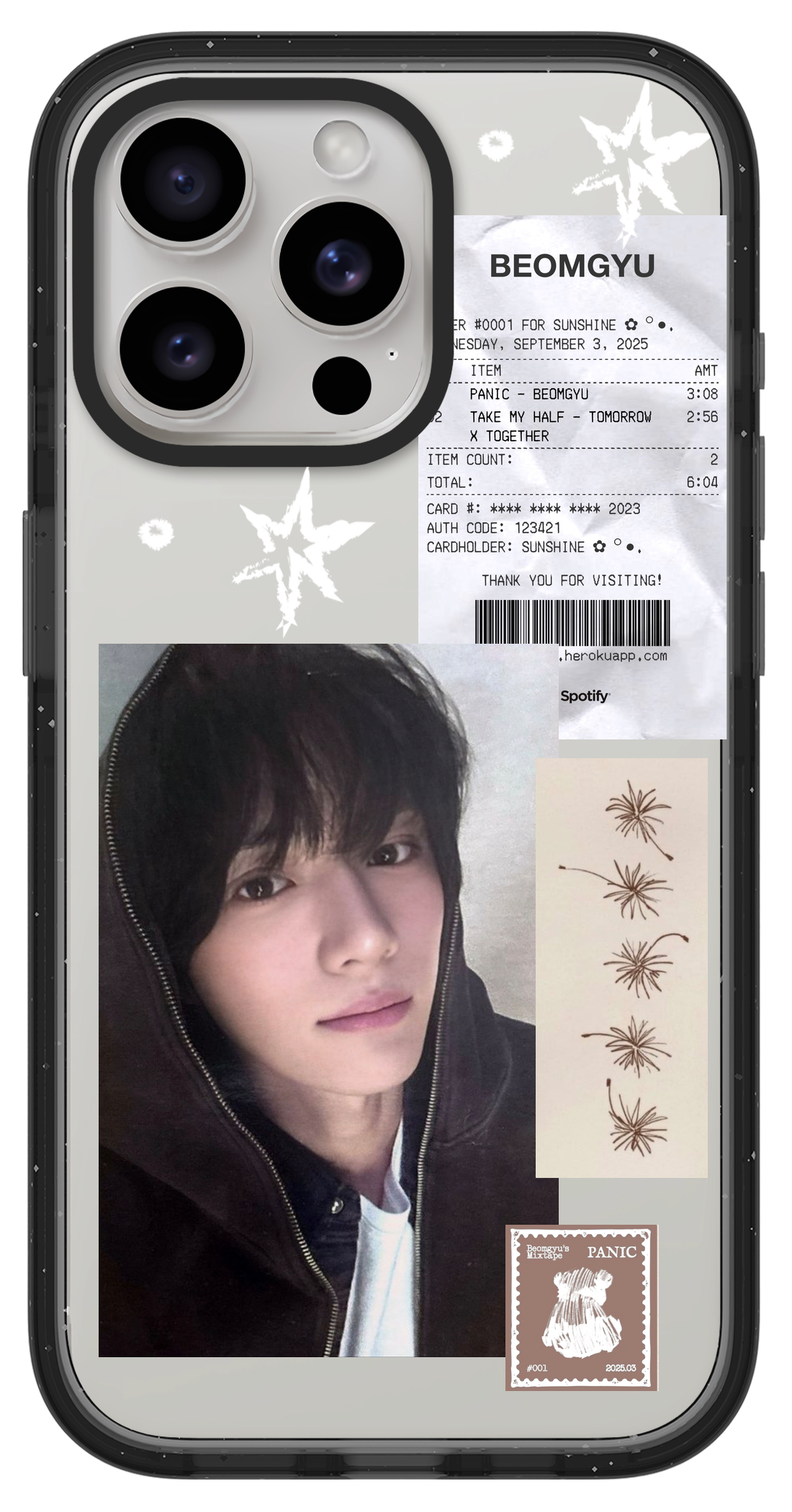 PixVoices rendered material preview - 2094 - Clear Black Impact Case