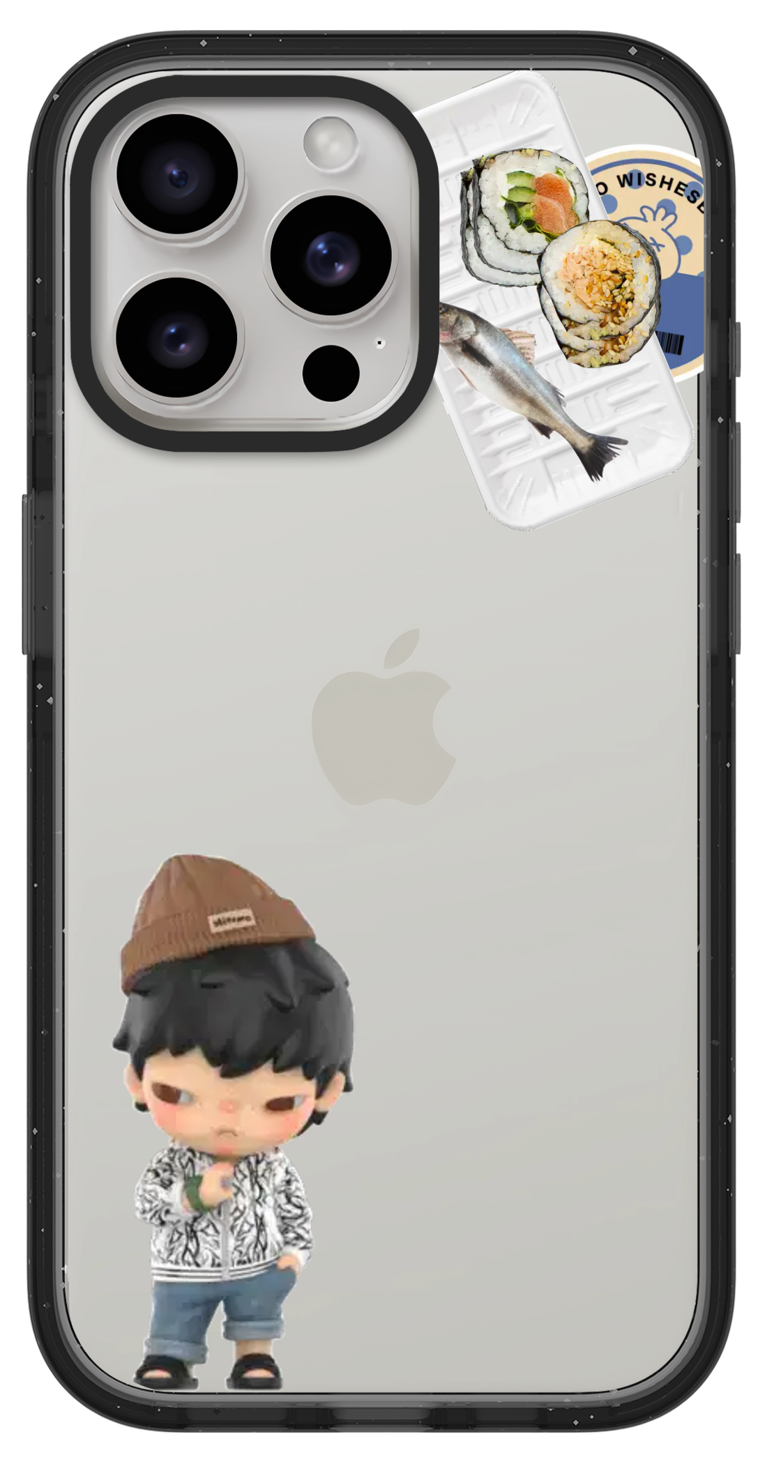 PixVoices rendered material preview - 2336 - Clear Black Impact Case