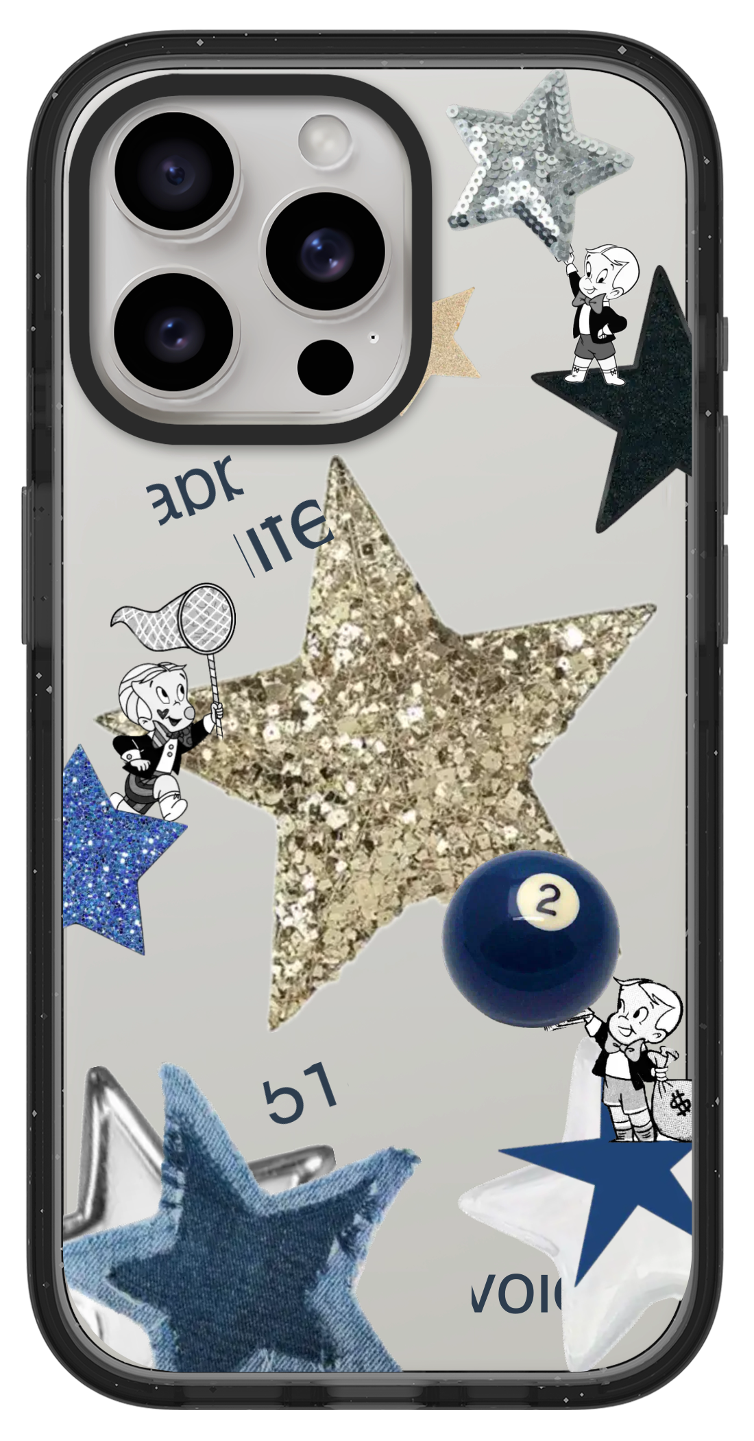 PixVoices rendered material preview - 2341 - Clear Black Impact Case