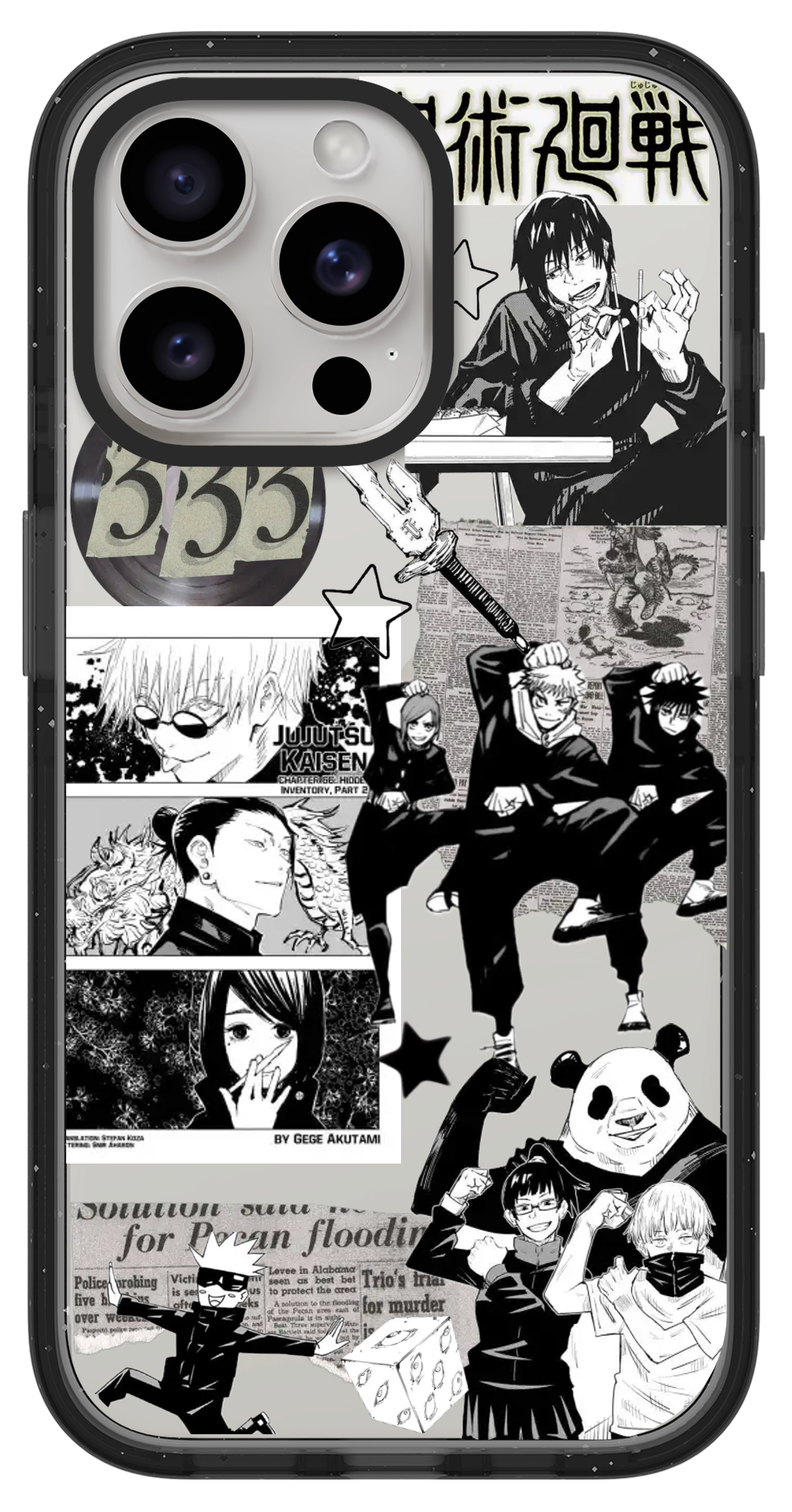 PixVoices rendered material preview - 2347 - Clear Black Impact Case