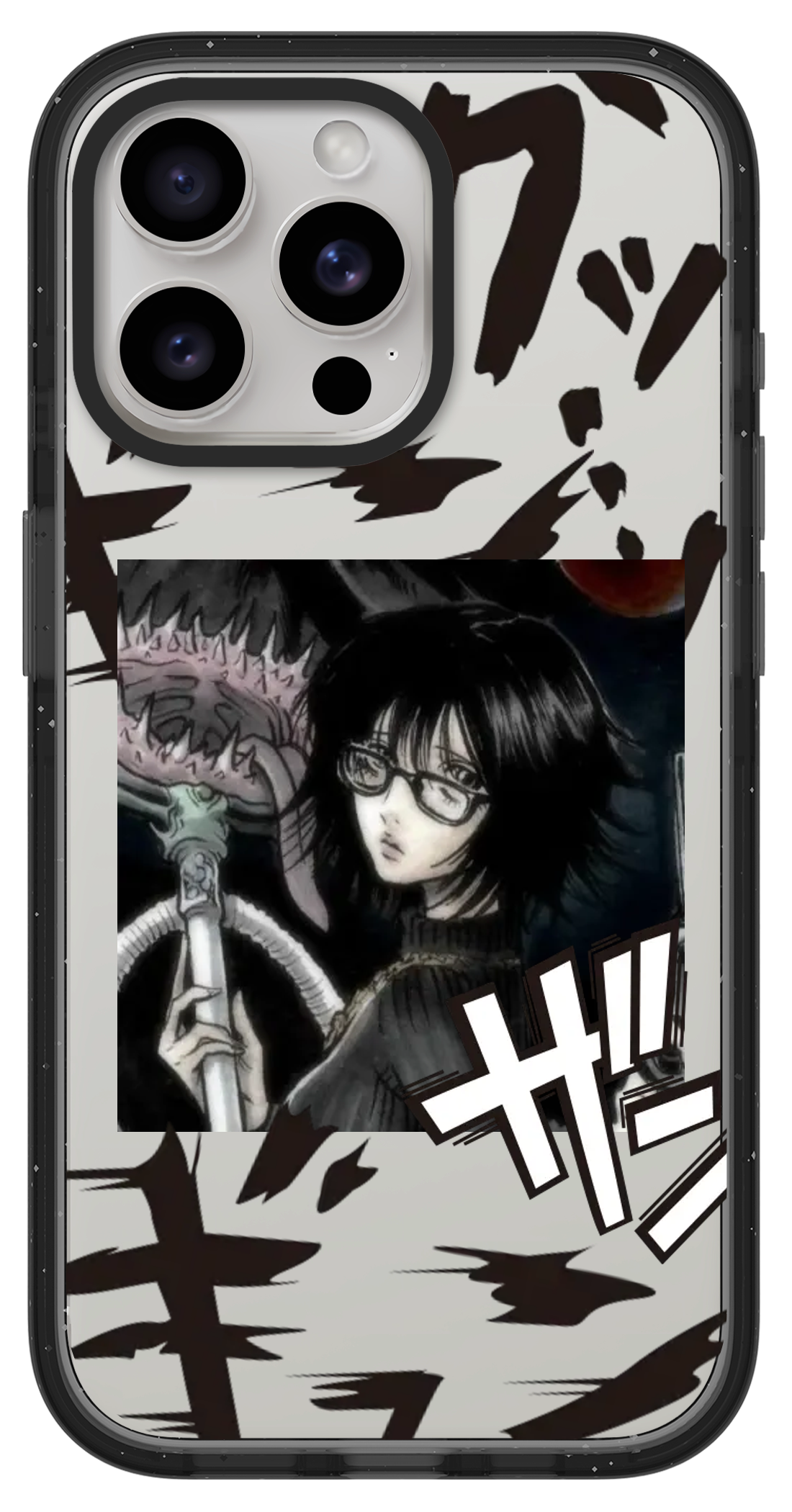 PixVoices rendered material preview - 2383 - Clear Black Impact Case