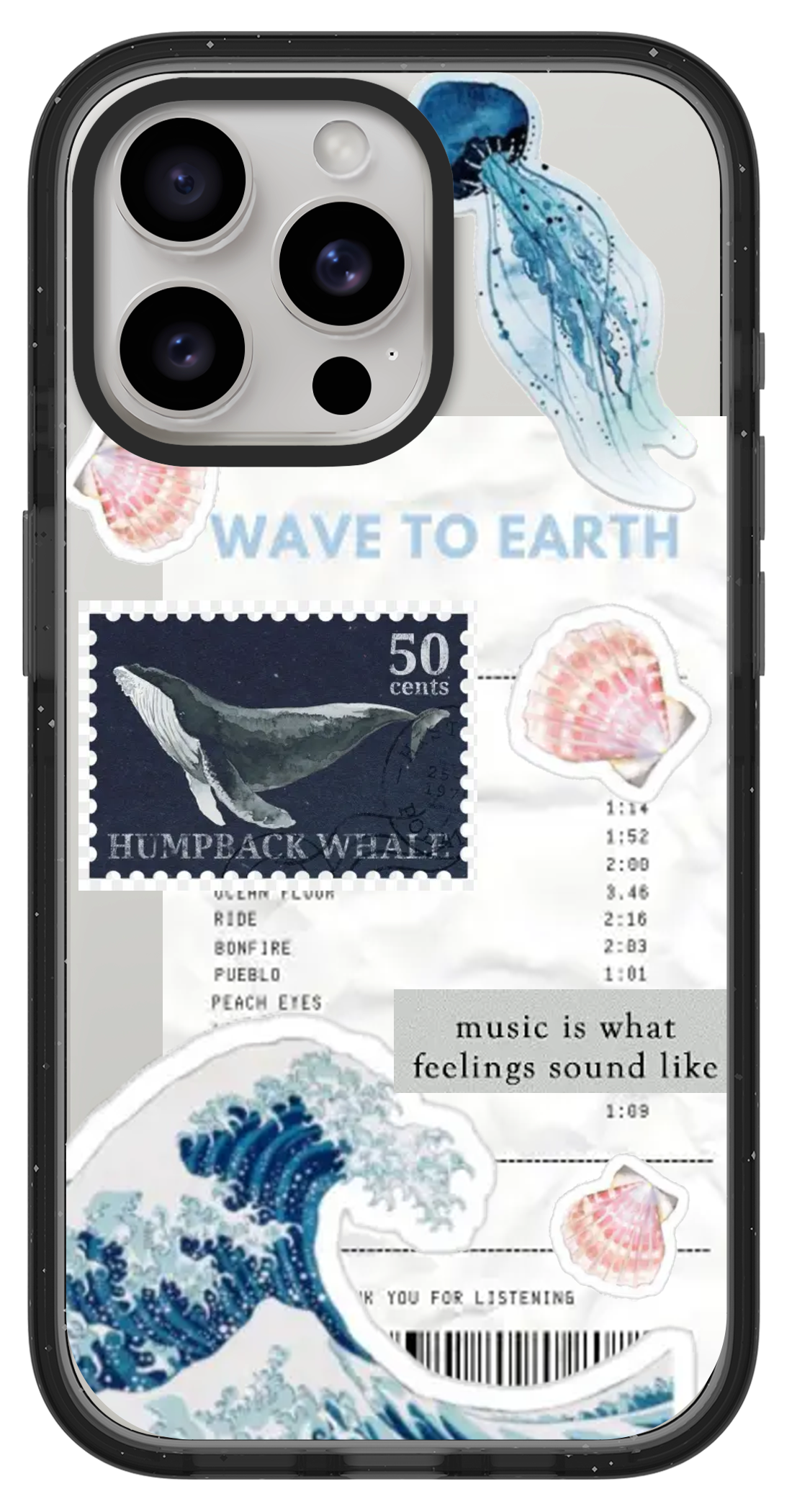 PixVoices rendered material preview - 2416 - Clear Black Impact Case