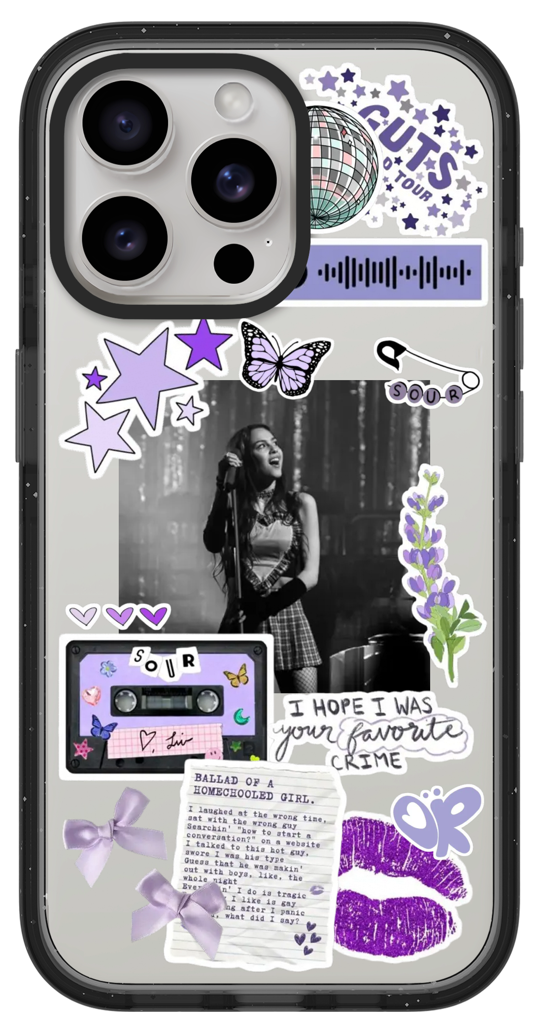 PixVoices rendered material preview - 2428 - Clear Black Impact Case