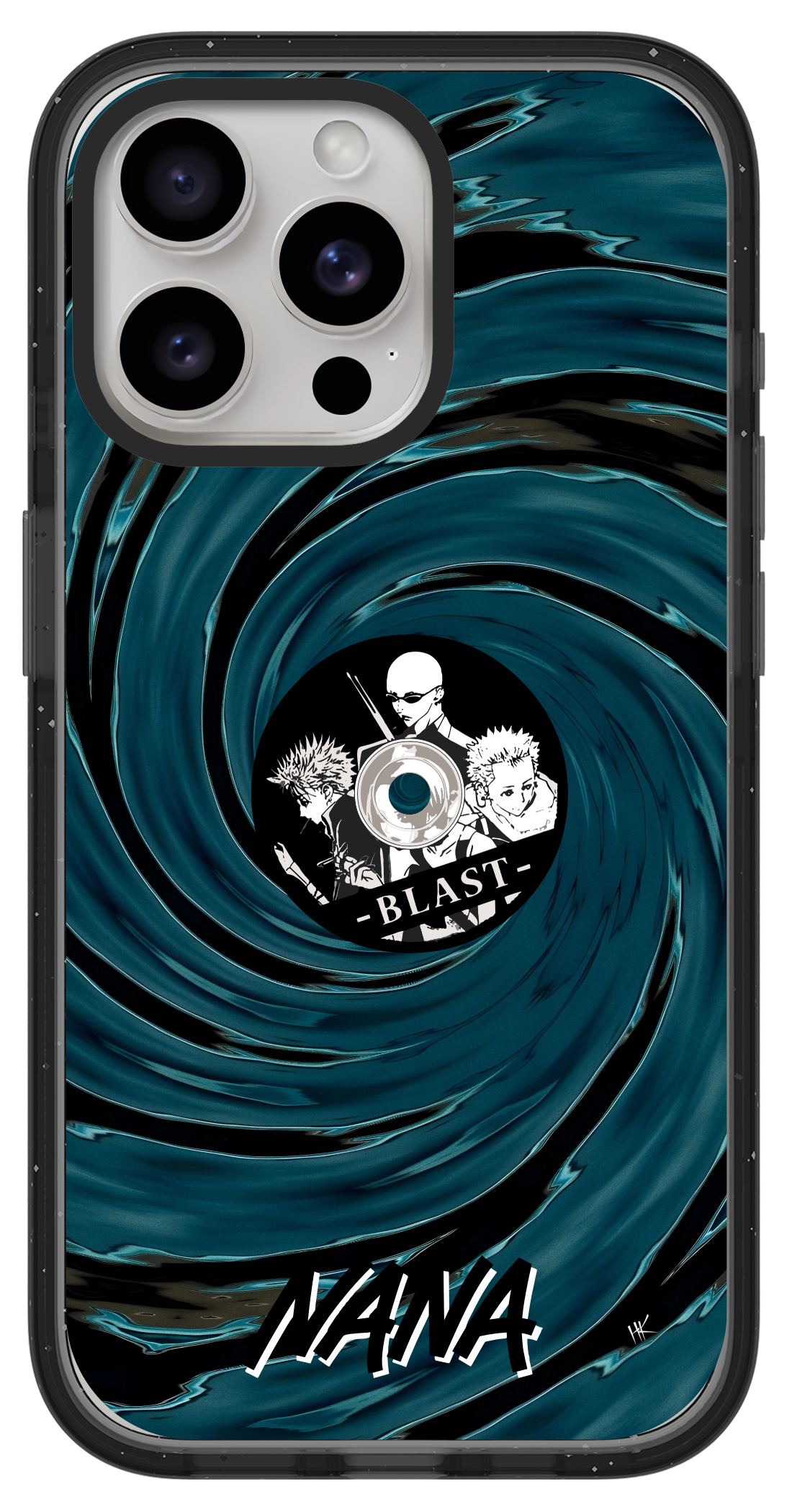 PixVoices rendered material preview - 3625 - Clear Black Impact Case
