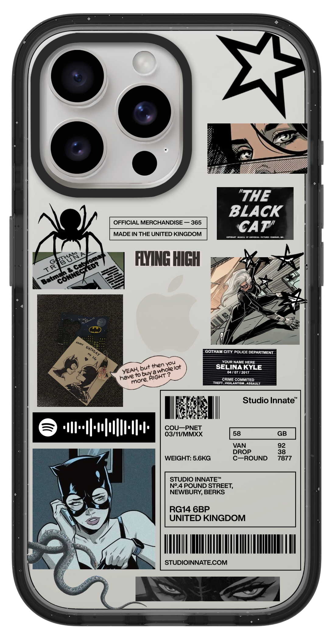 PixVoices rendered material preview - 3778 - Clear Black Impact Case