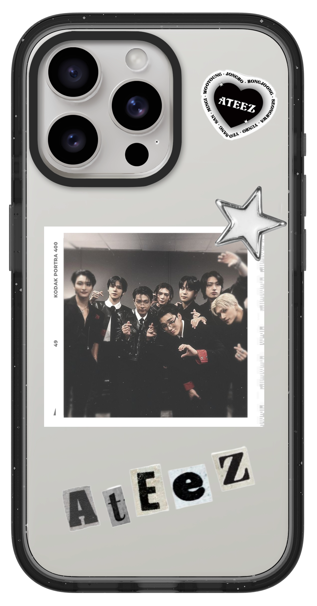 PixVoices rendered material preview - 3855 - Clear Black Impact Case