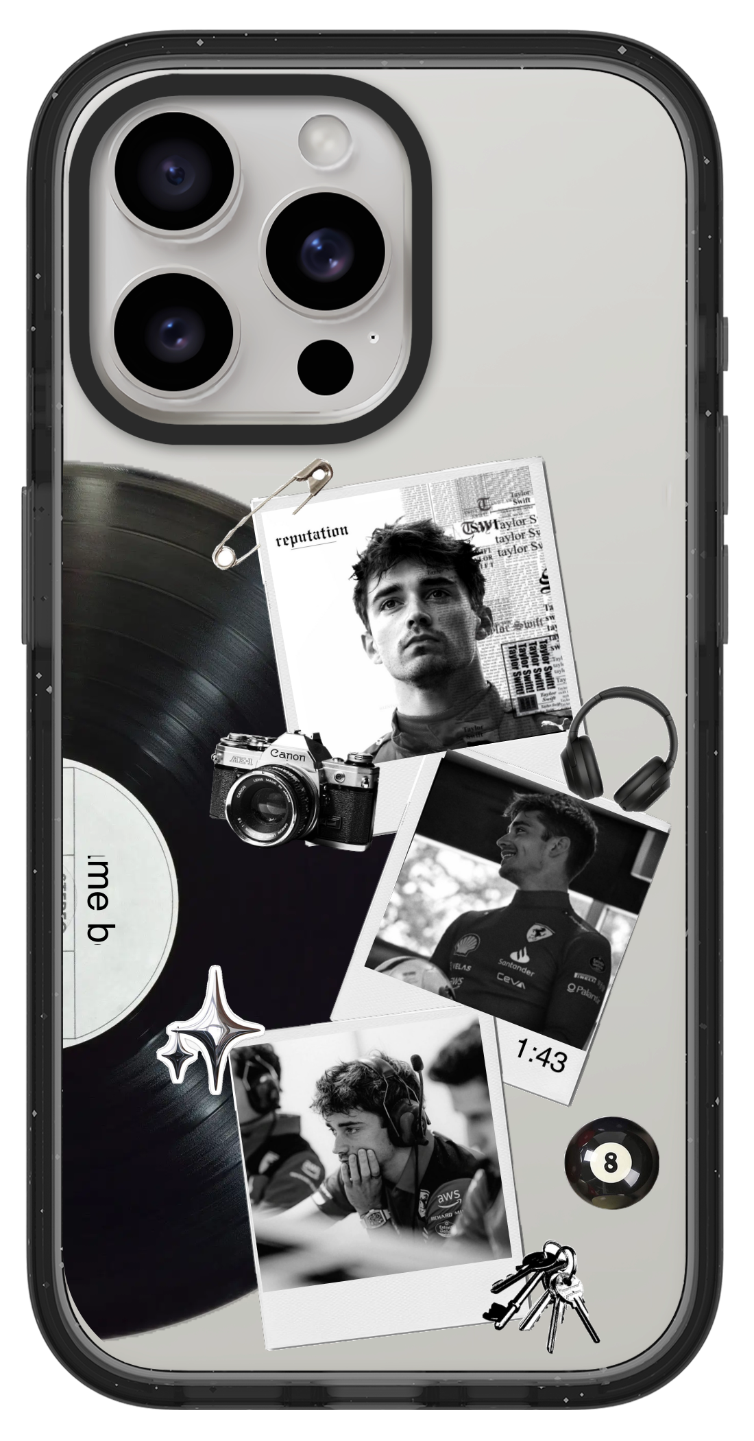 PixVoices rendered material preview - 4146 - Clear Black Impact Case