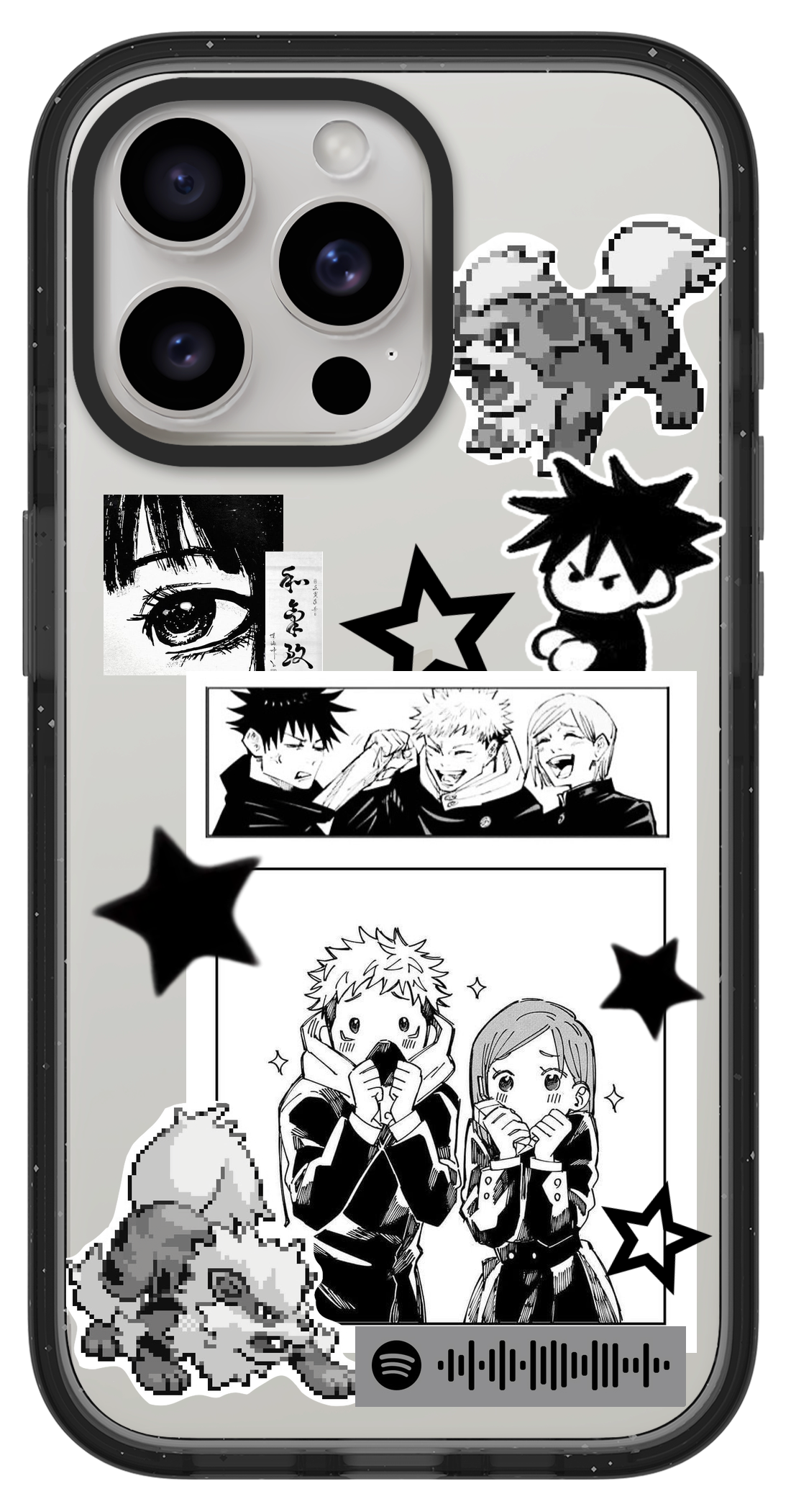 PixVoices rendered material preview - 5515 - Clear Black Impact Case