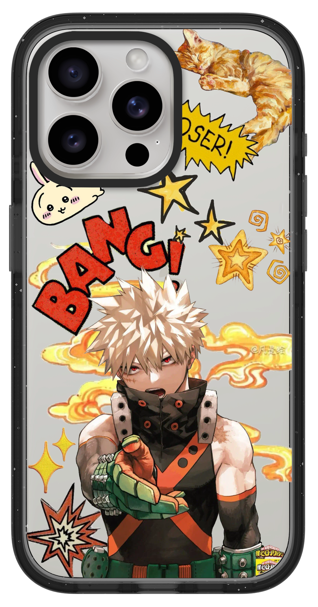 PixVoices rendered material preview - 6097 - Clear Black Impact Case