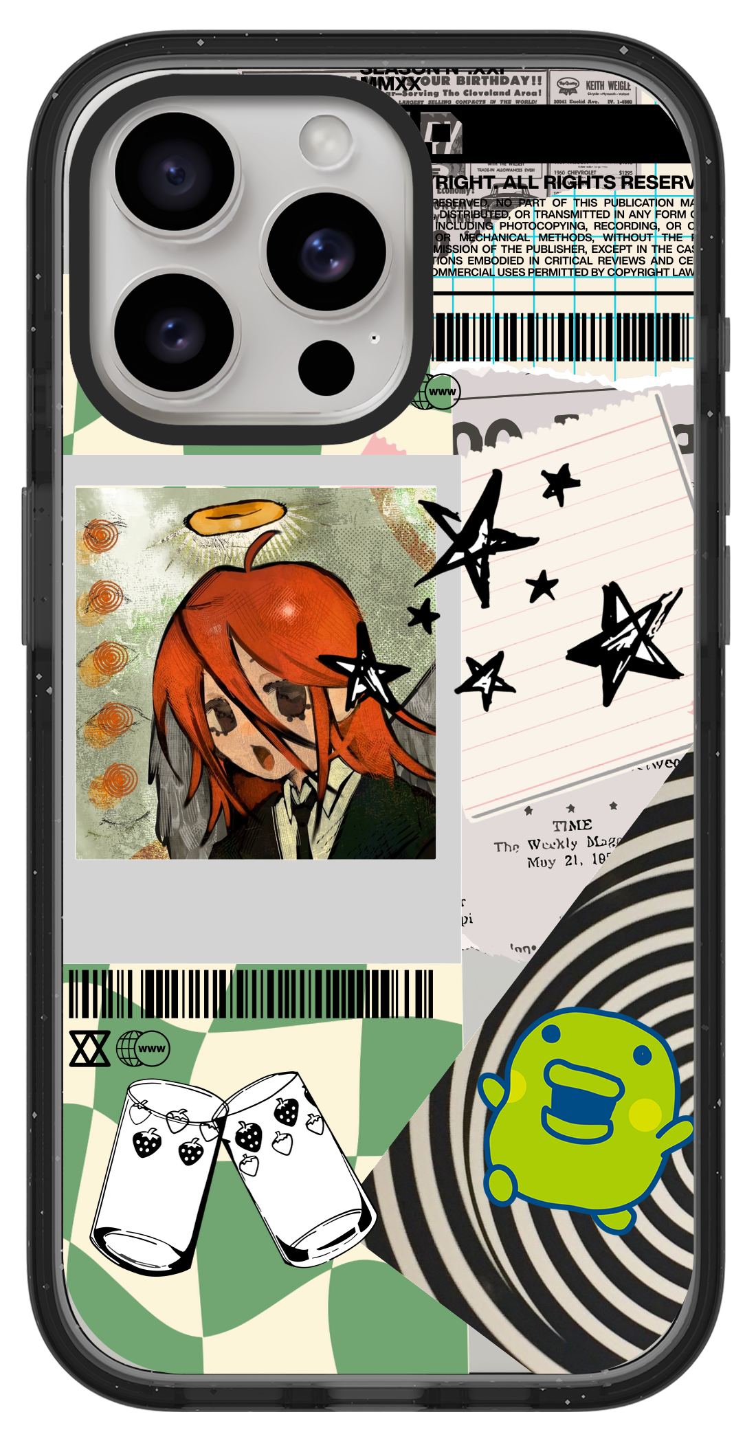 PixVoices rendered material preview - 6397 - Clear Black Impact Case