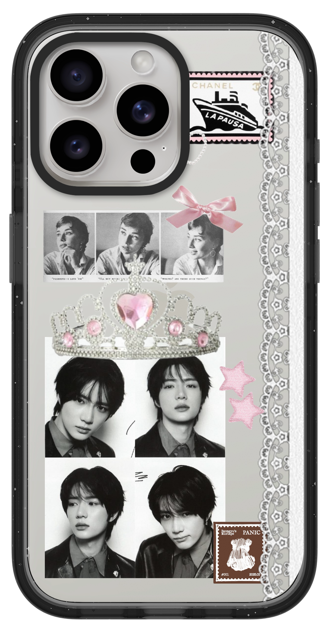 PixVoices rendered material preview - 5945 - Clear Black Impact Case