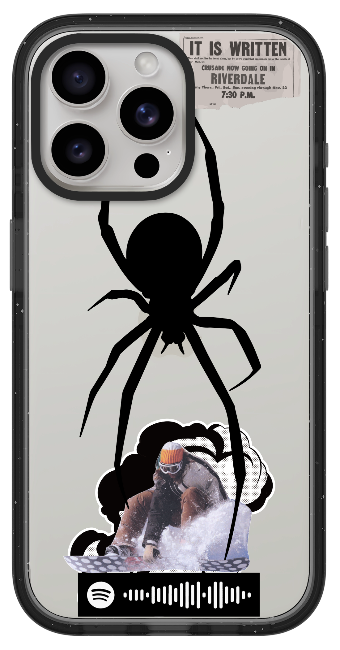 PixVoices rendered material preview - 5862 - Clear Black Impact Case