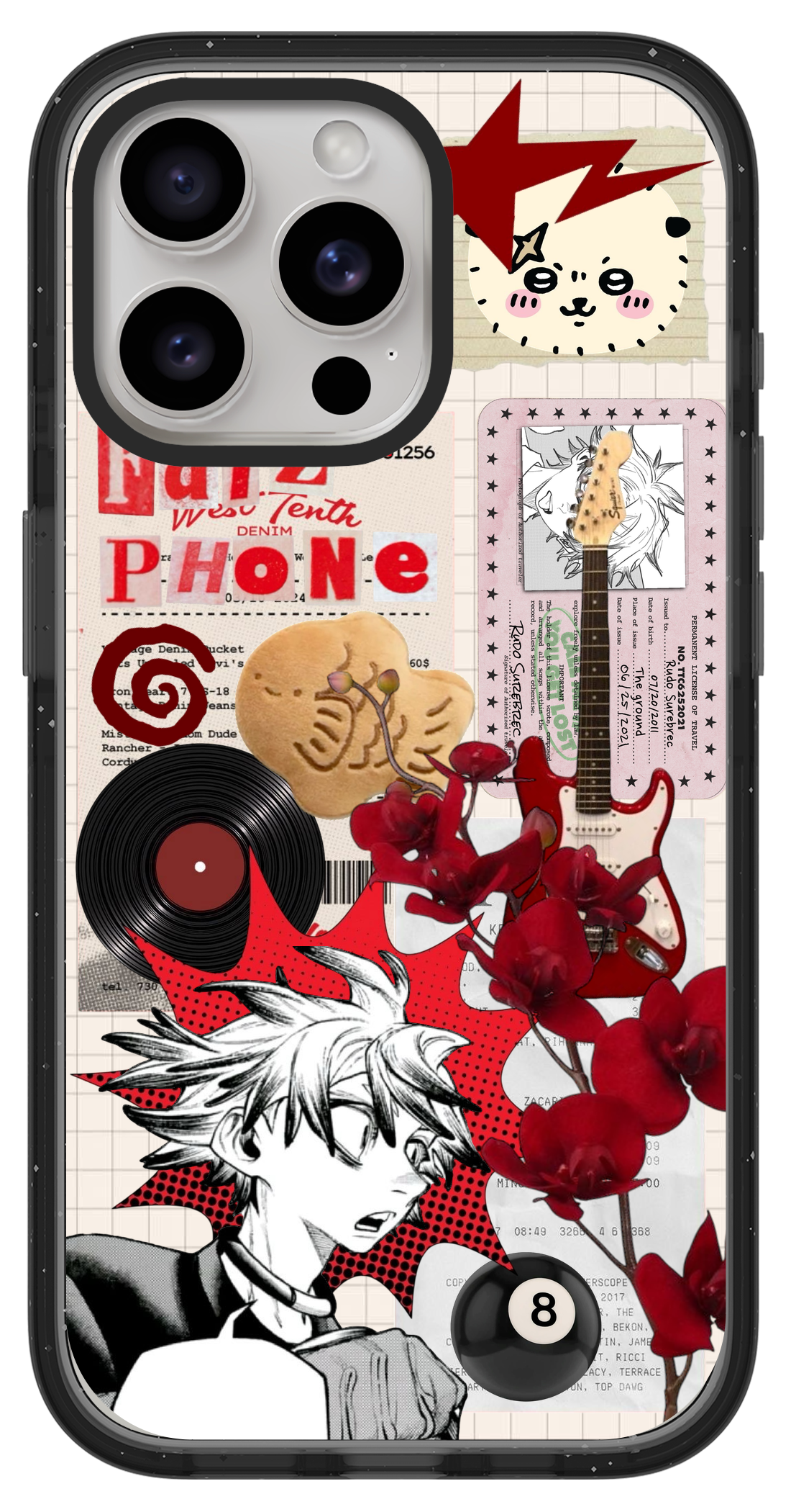 PixVoices rendered material preview - 5691 - Clear Black Impact Case