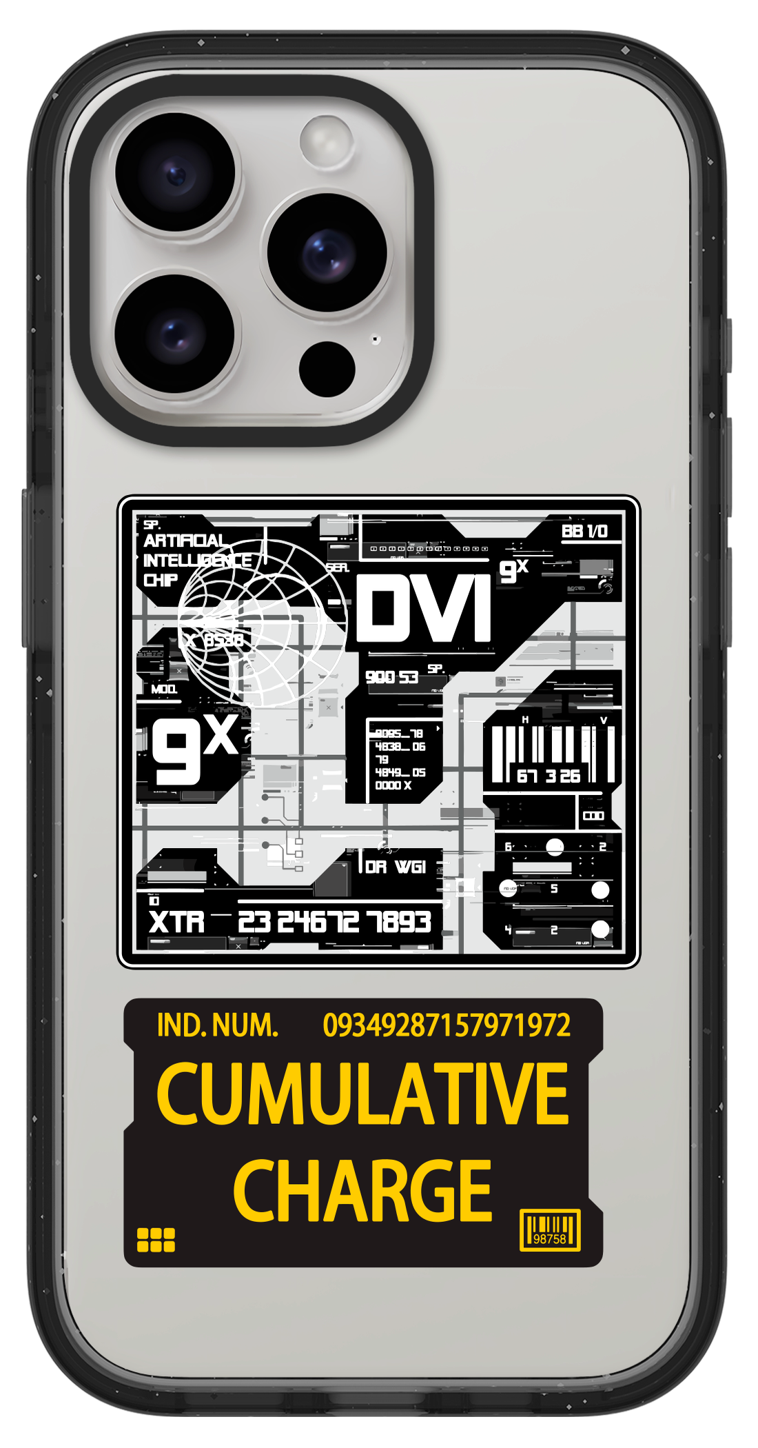 PixVoices rendered material preview - 5634 - Clear Black Impact Case