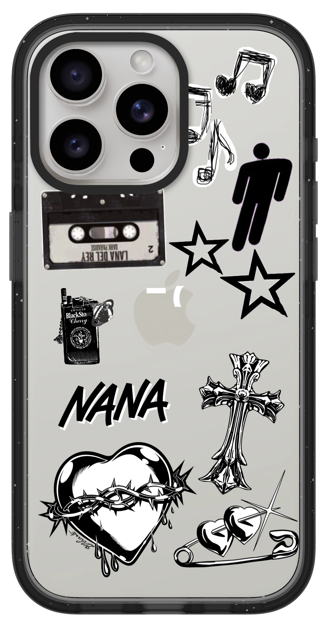 PixVoices rendered material preview - 4705 - Clear Black Impact Case