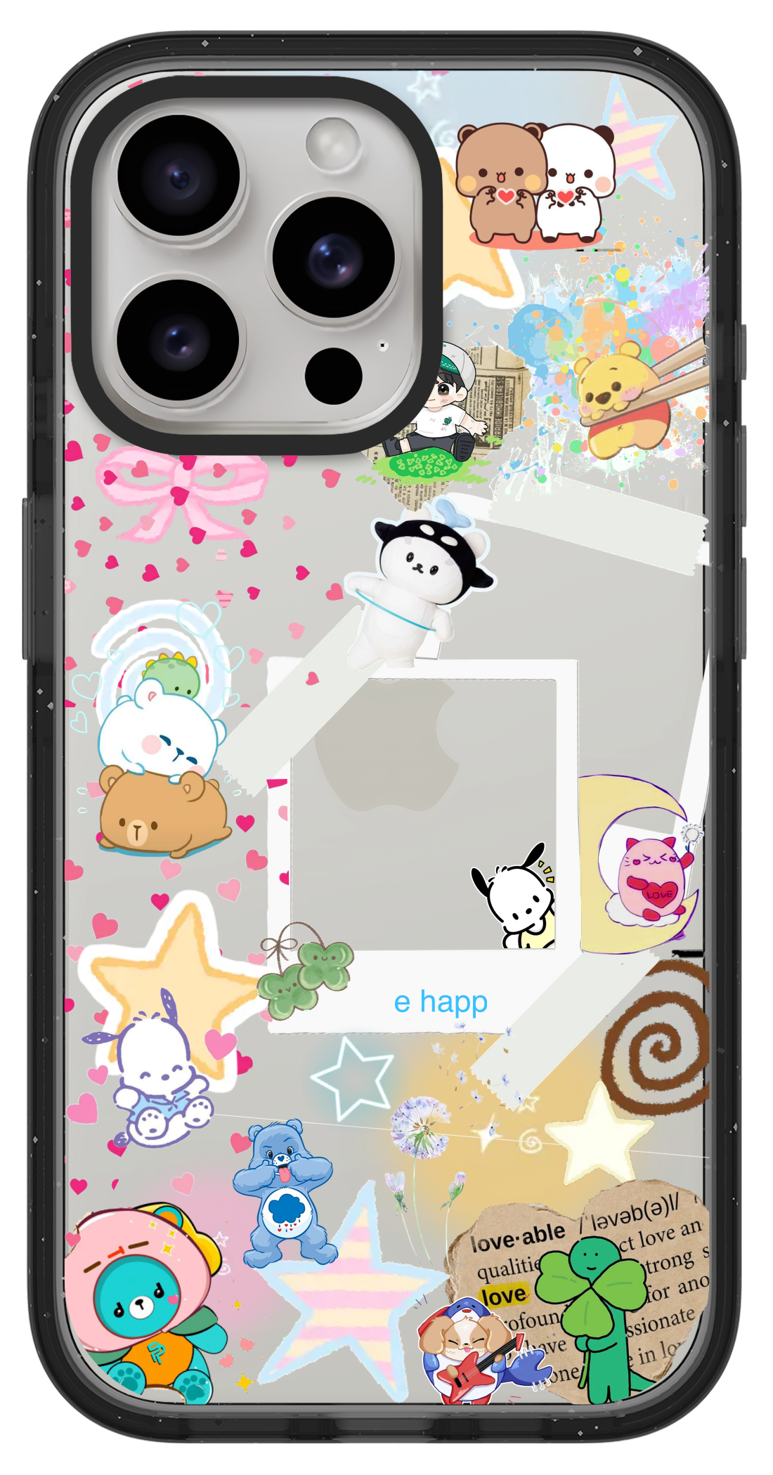 PixVoices rendered material preview - 4348 - Clear Black Impact Case