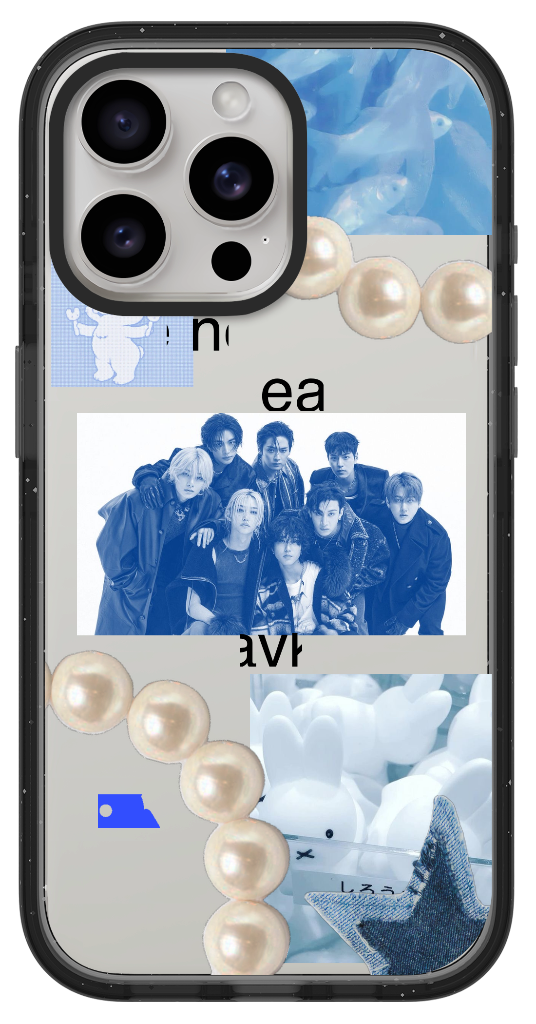 PixVoices rendered material preview - 4001 - Clear Black Impact Case
