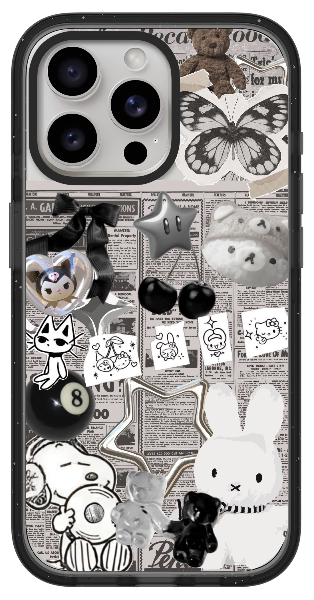 PixVoices rendered material preview - 3552 - Clear Black Impact Case