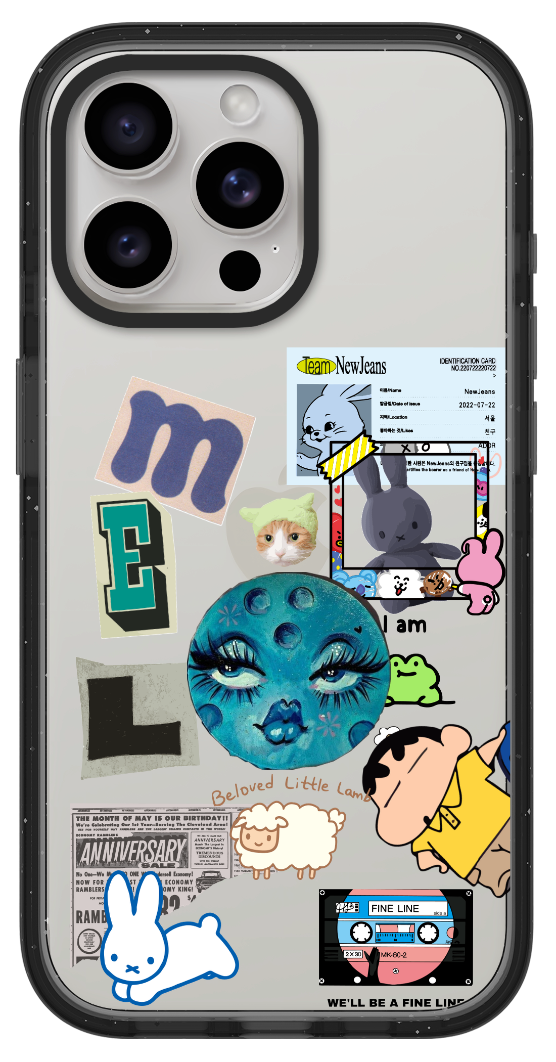 PixVoices rendered material preview - 3319 - Clear Black Impact Case