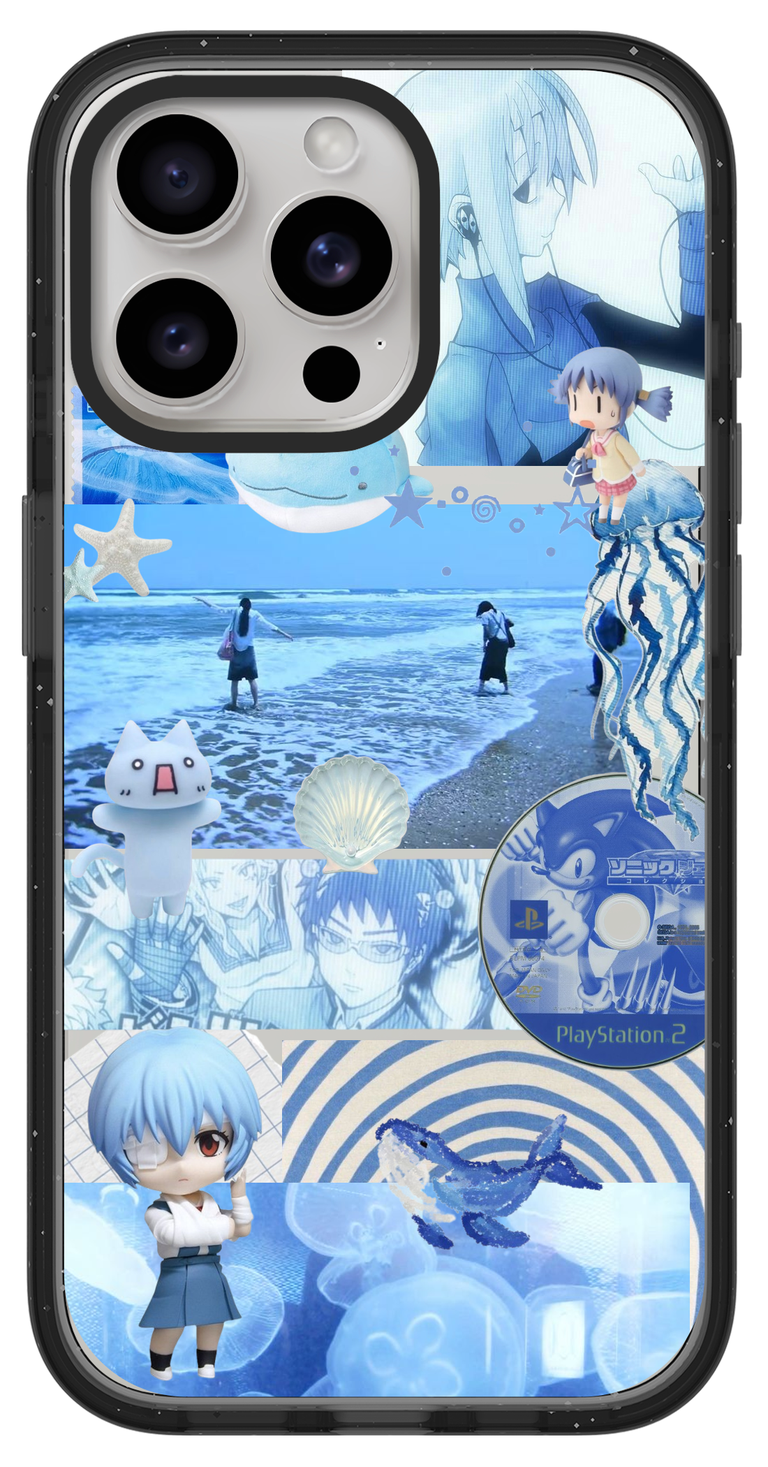 PixVoices rendered material preview - 3020 - Clear Black Impact Case