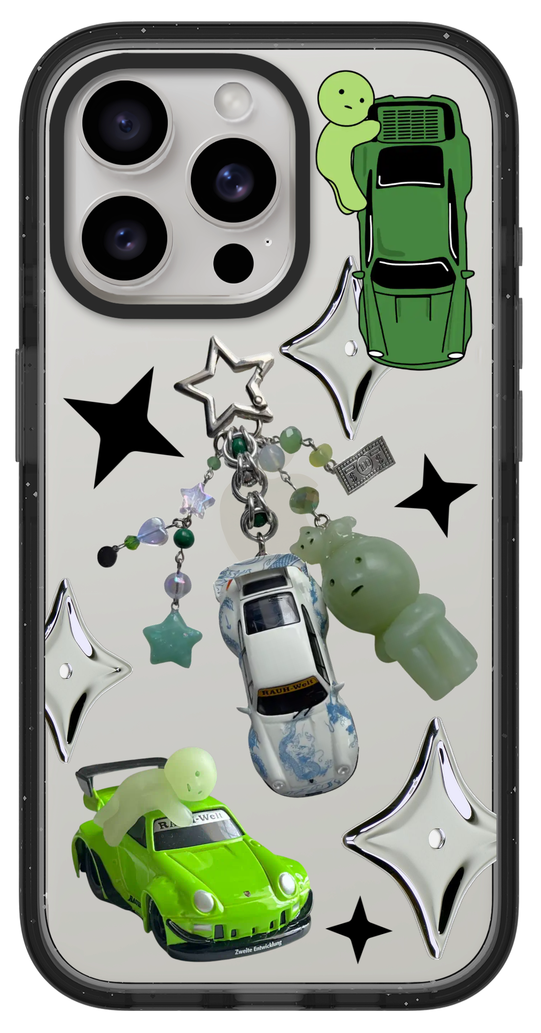 PixVoices rendered material preview - 2818 - Clear Black Impact Case