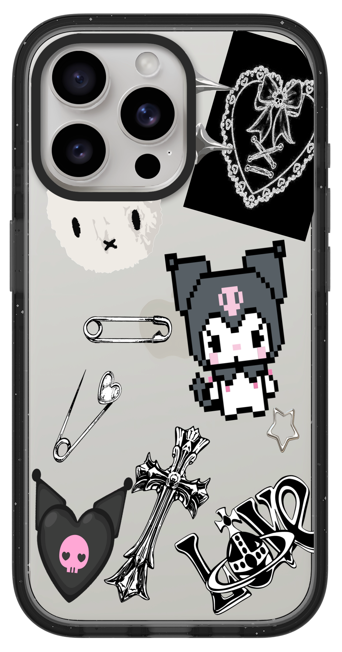 PixVoices rendered material preview - 2483 - Clear Black Impact Case