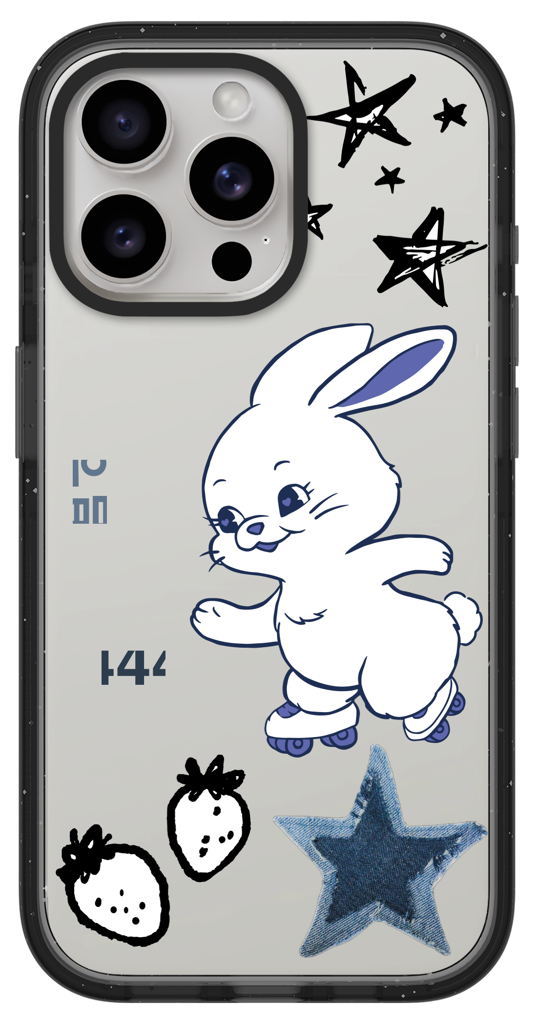 PixVoices rendered material preview - 2352 - Clear Black Impact Case