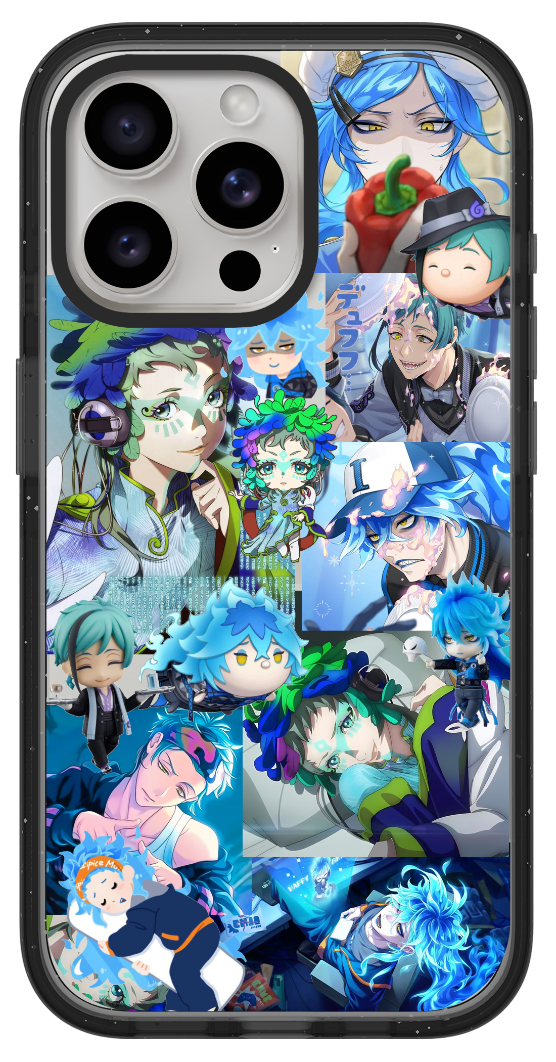PixVoices rendered material preview - 6876 - Clear Black Impact Case