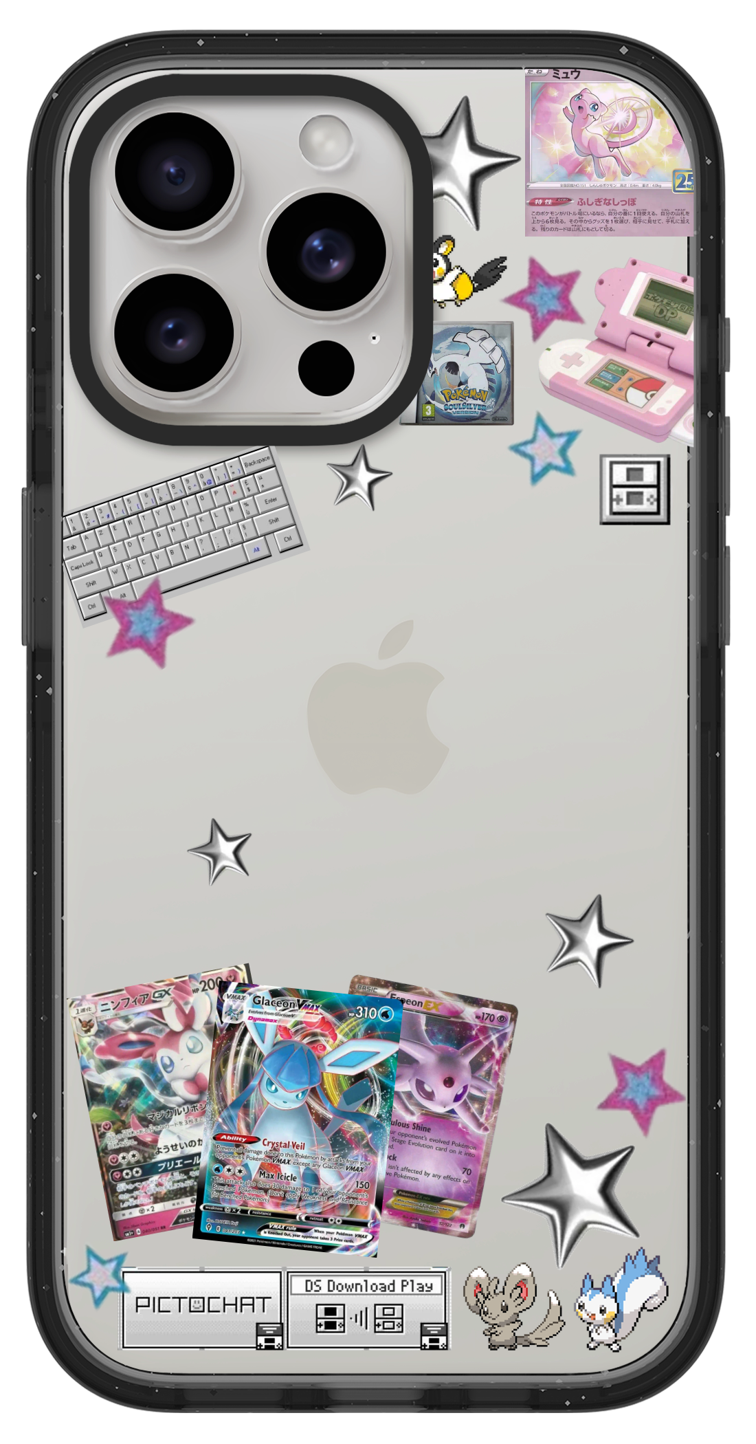 PixVoices rendered material preview - 6970 - Clear Black Impact Case