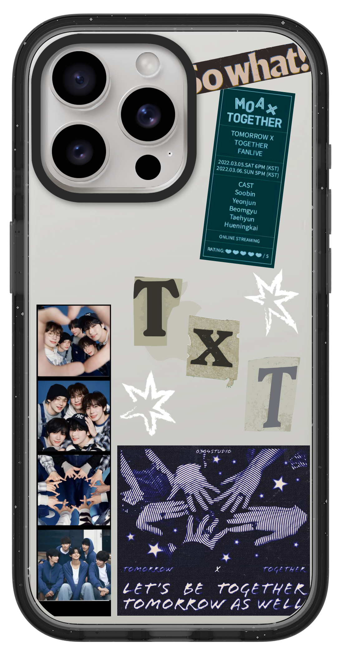 PixVoices rendered material preview - 7061 - Clear Black Impact Case