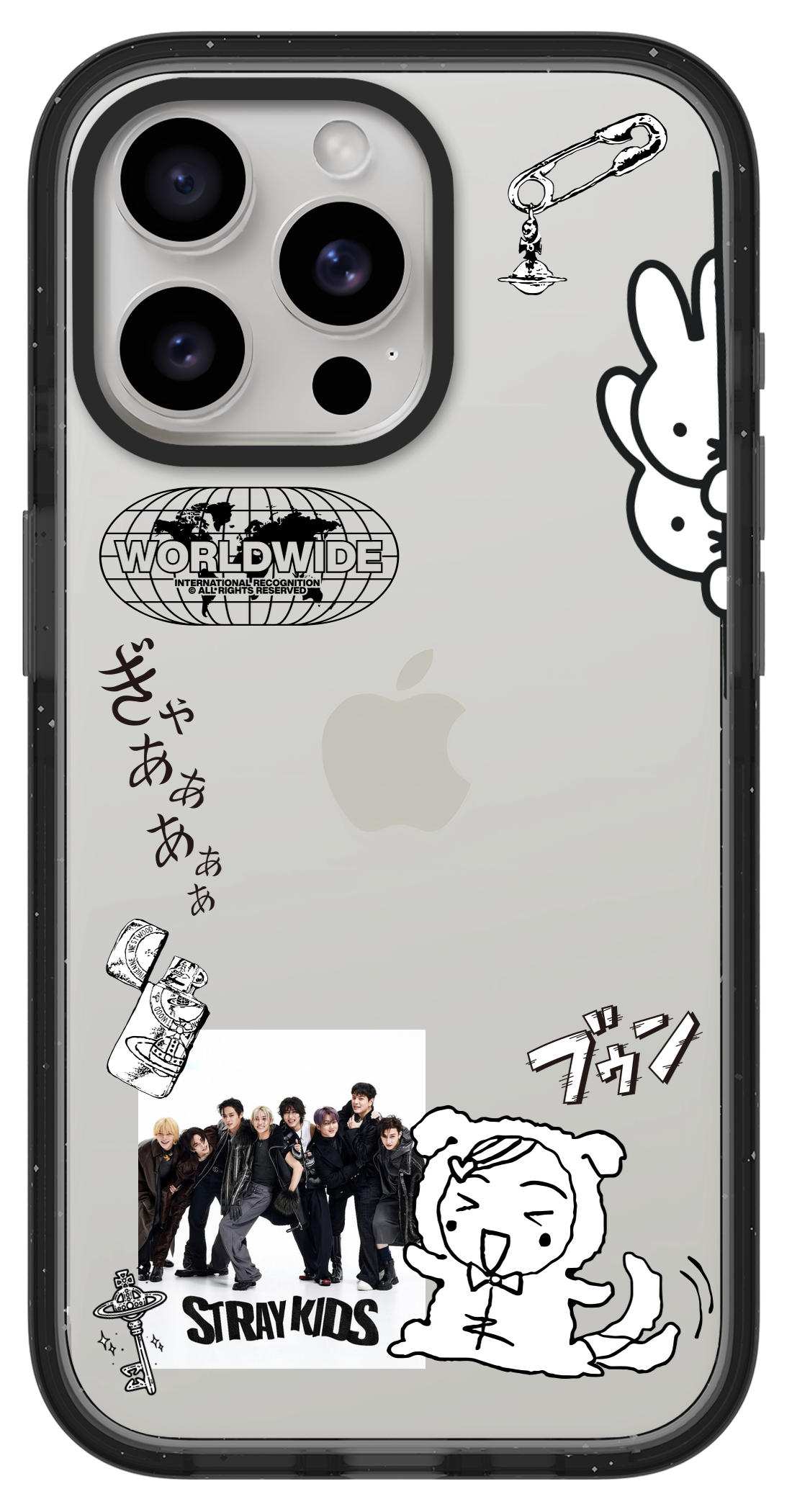 PixVoices rendered material preview - 2188 - Clear Black Impact Case