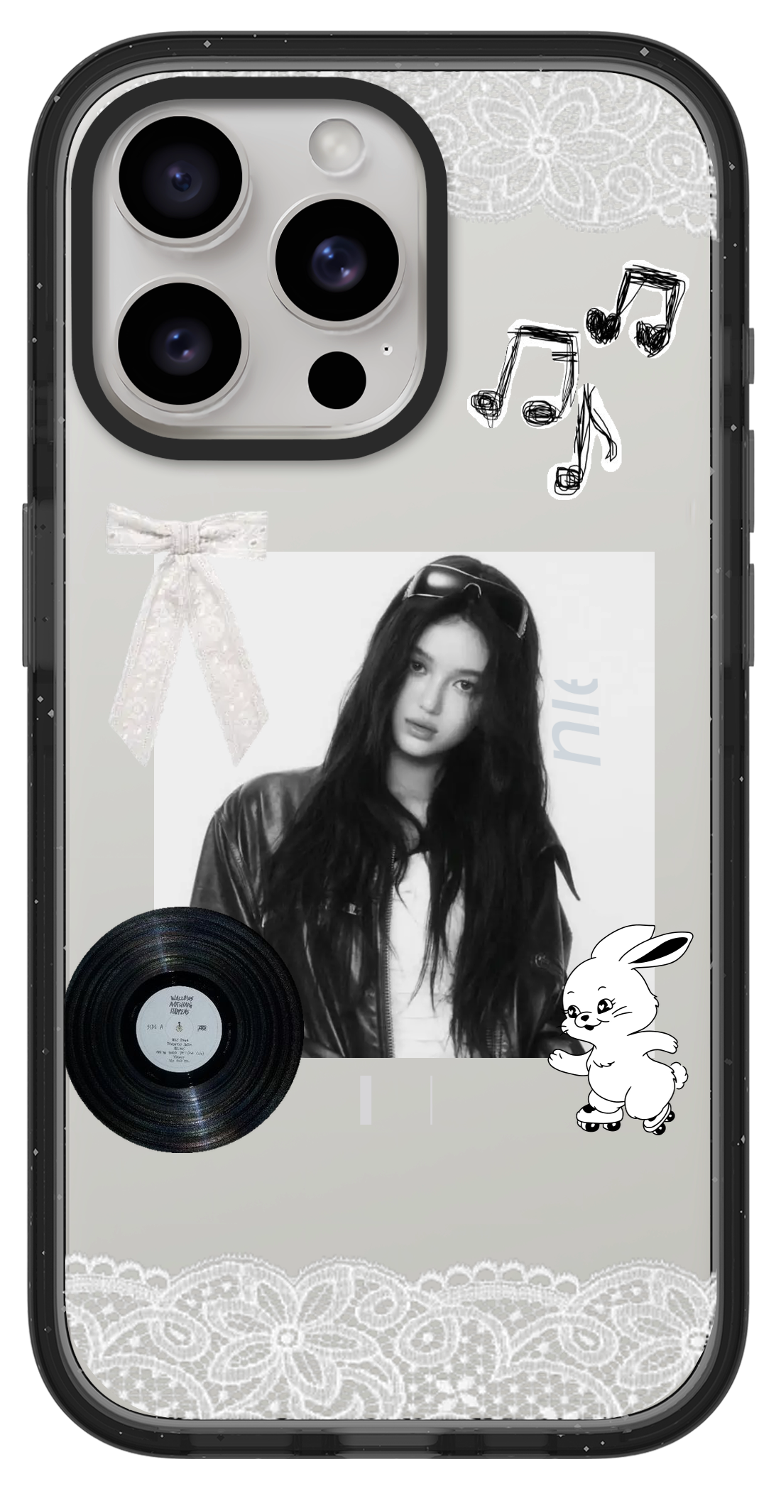 PixVoices rendered material preview - 2124 - Clear Black Impact Case