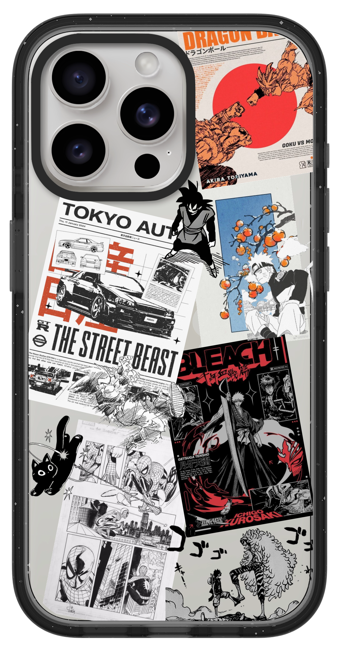 PixVoices rendered material preview - 2030 - Clear Black Impact Case