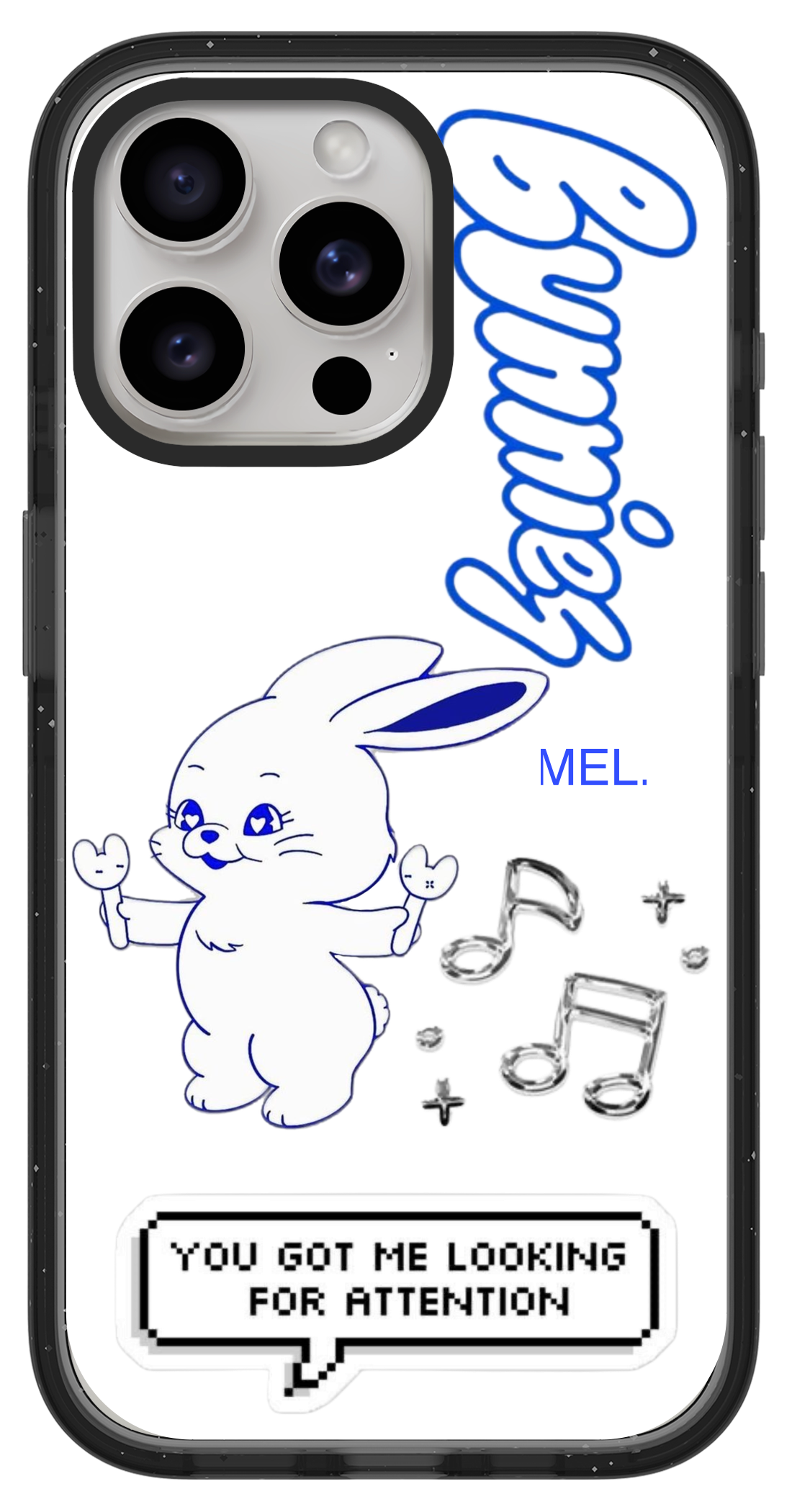 PixVoices rendered material preview - 1848 - Clear Black Impact Case